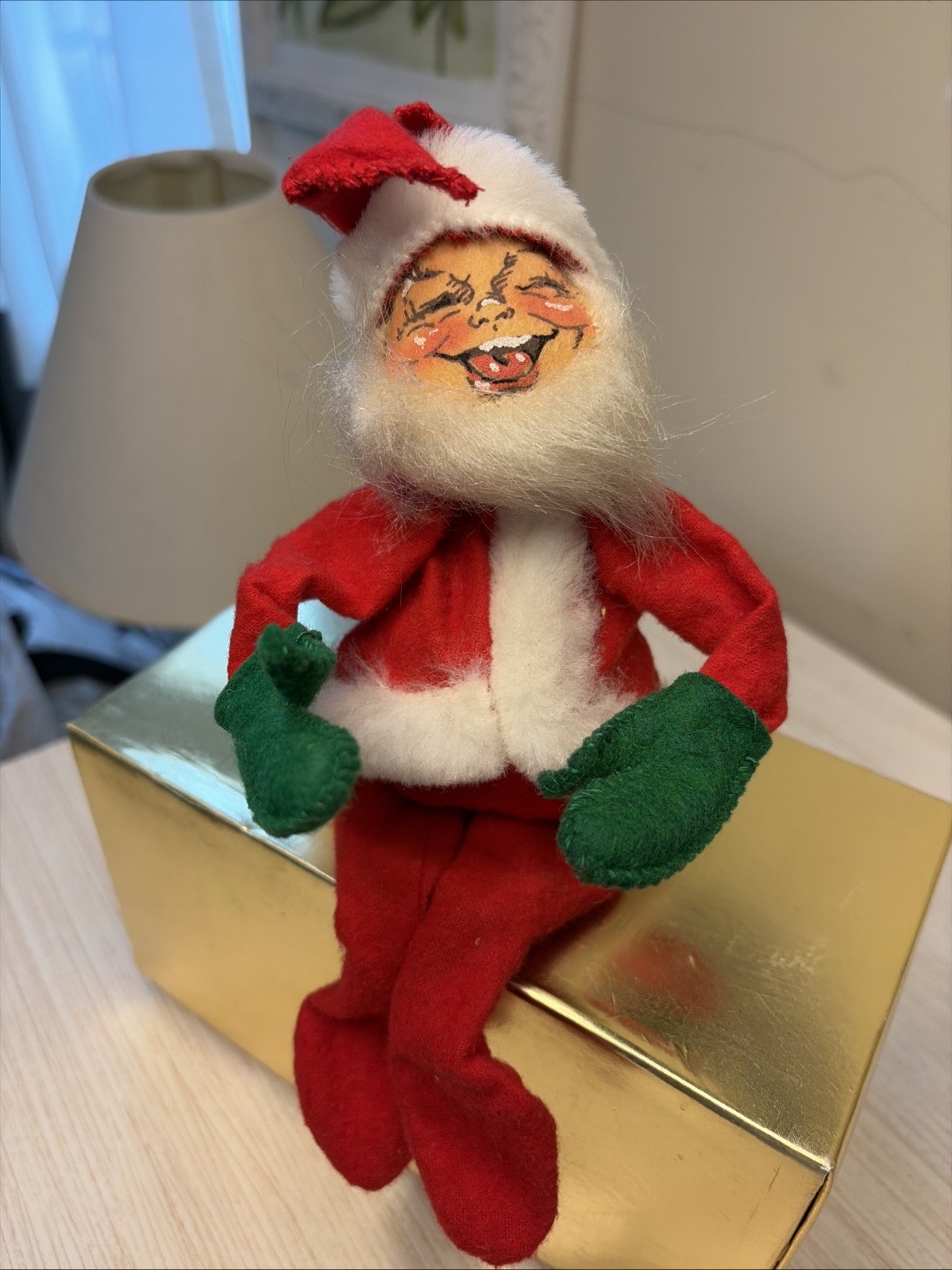 Vintage Rare Unique 1964 Annalee Bendable Santa Mobilitee Doll Vintage Rare Unique 1964 Annalee Bendable Santa Mobilitee Doll