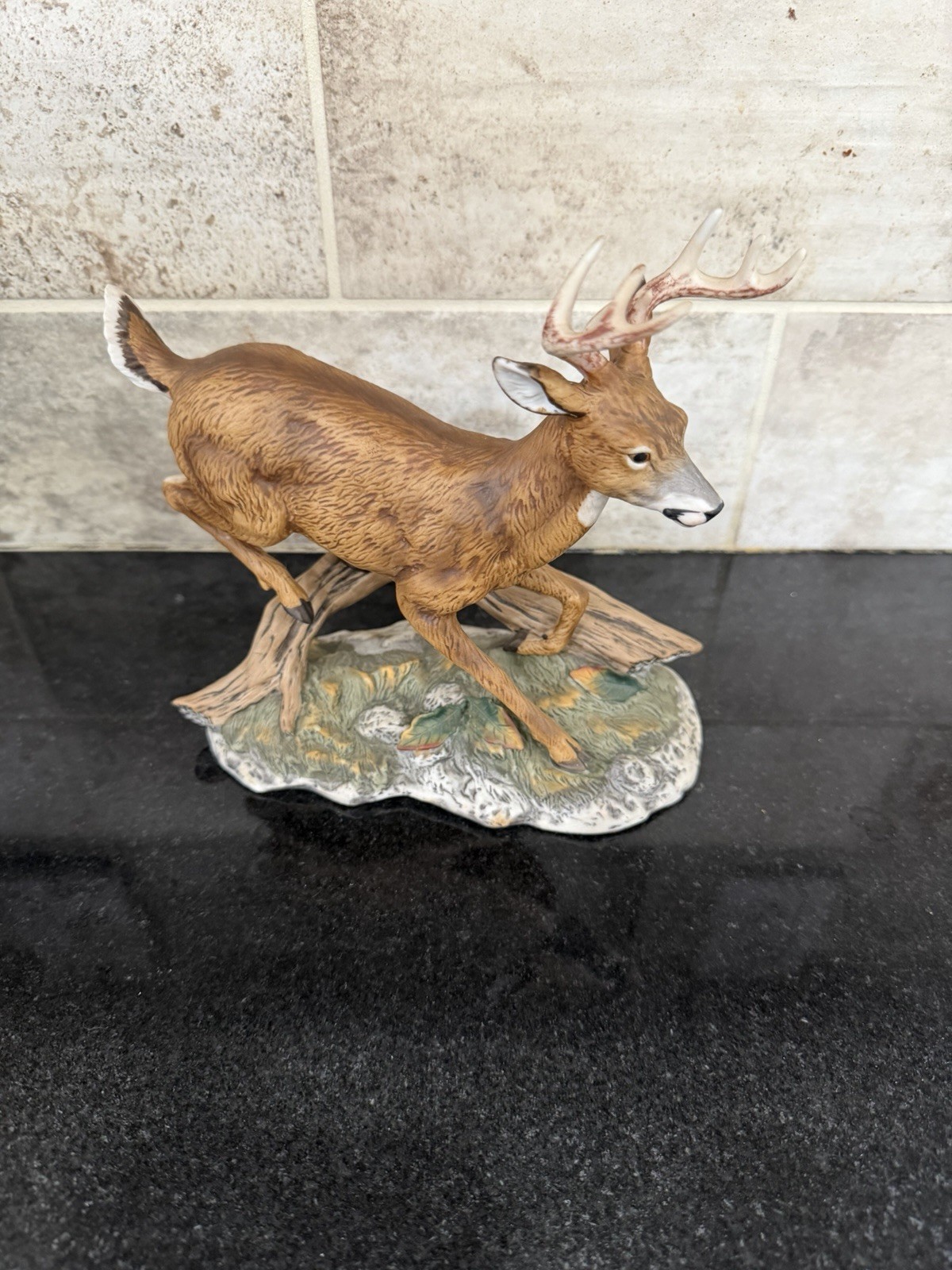 Vintage 1986 Homco Masterpiece Porcelain Buck/Deer Figurine