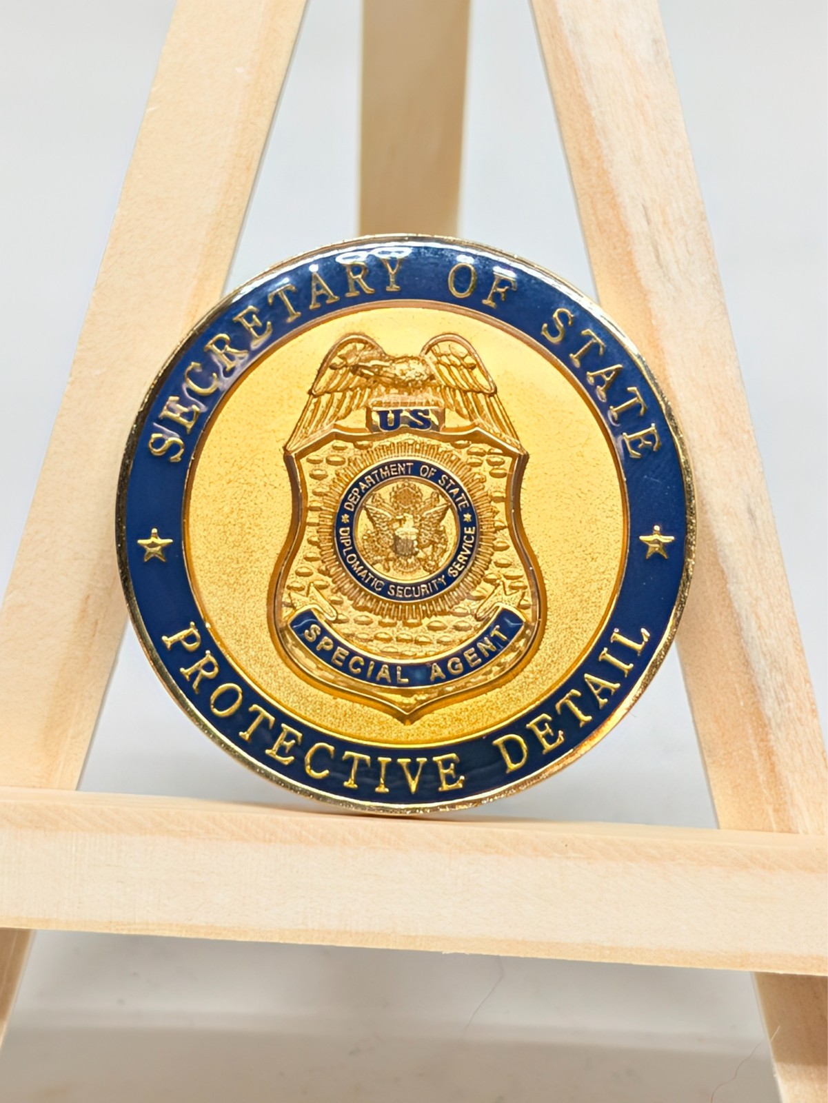 DSS Secretary of State Protective Detail Challenge Coin Diplomatic Security