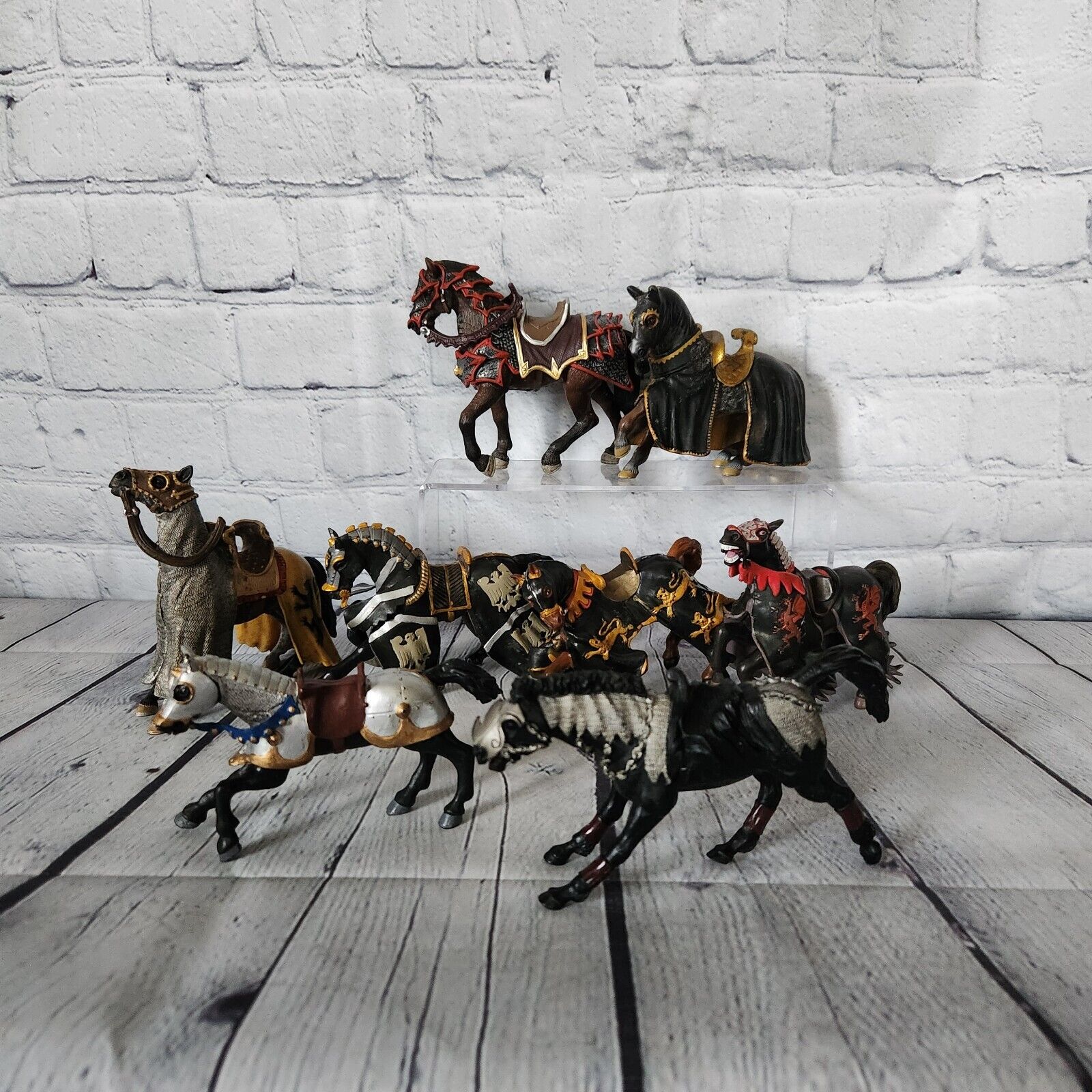 Schleich Papo DRAGON KNIGHT\'S HORSES Steed  Retired Lot