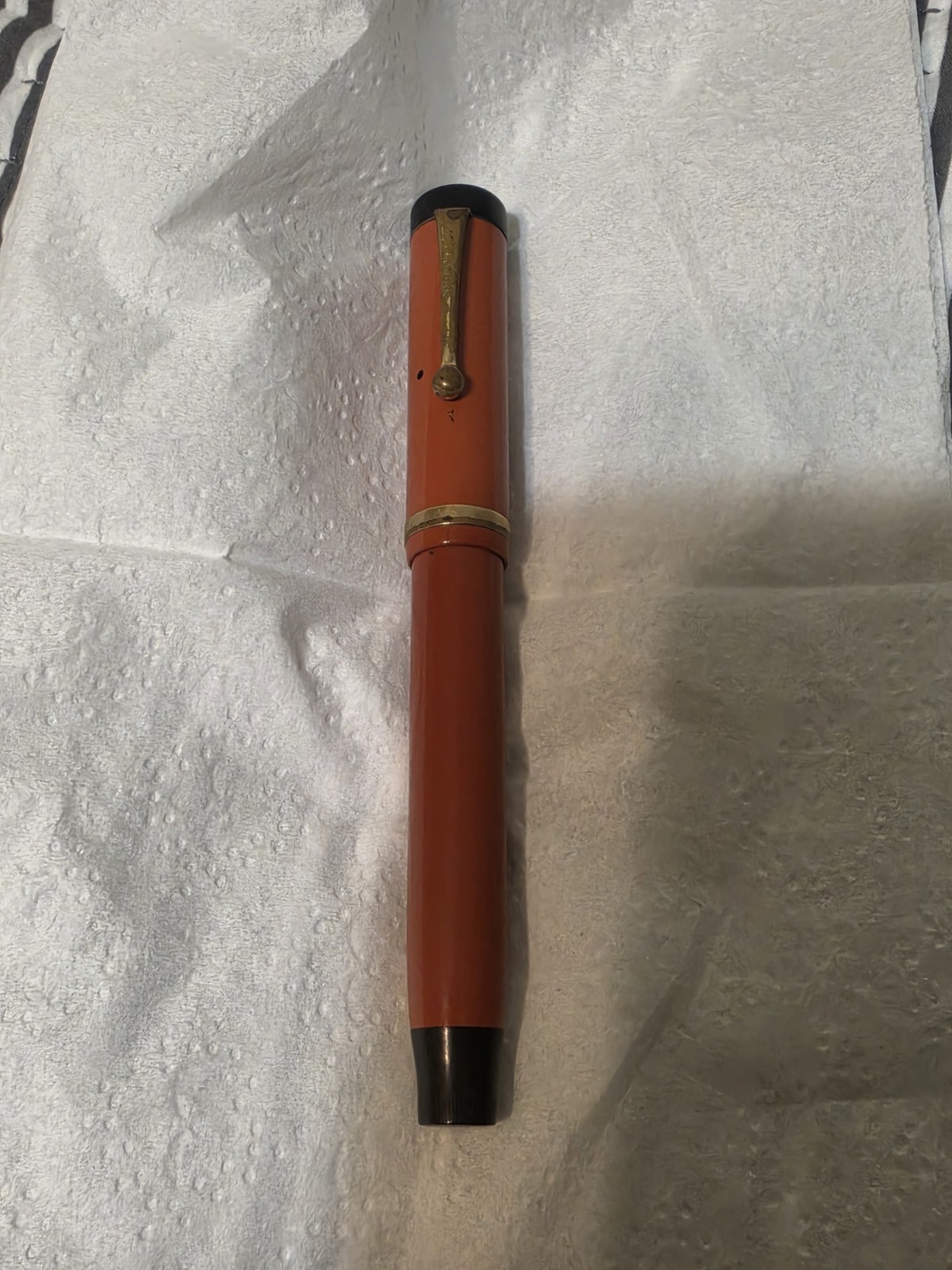Vintage Orange/Rust Color Parker Fountain Pen 1970's -  Used 
