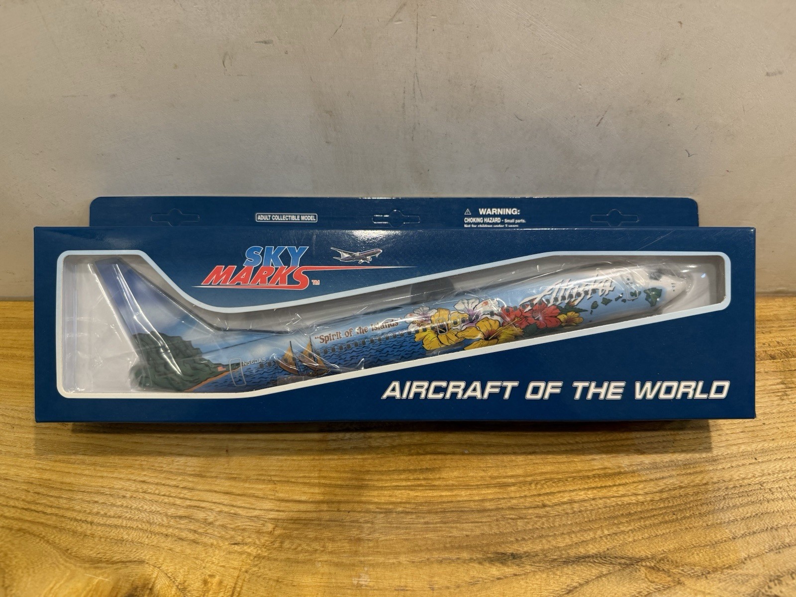 NEW SkyMarks Alaska Airlines Model “Spirit Of The Islands” 737-800 1/130 RARE