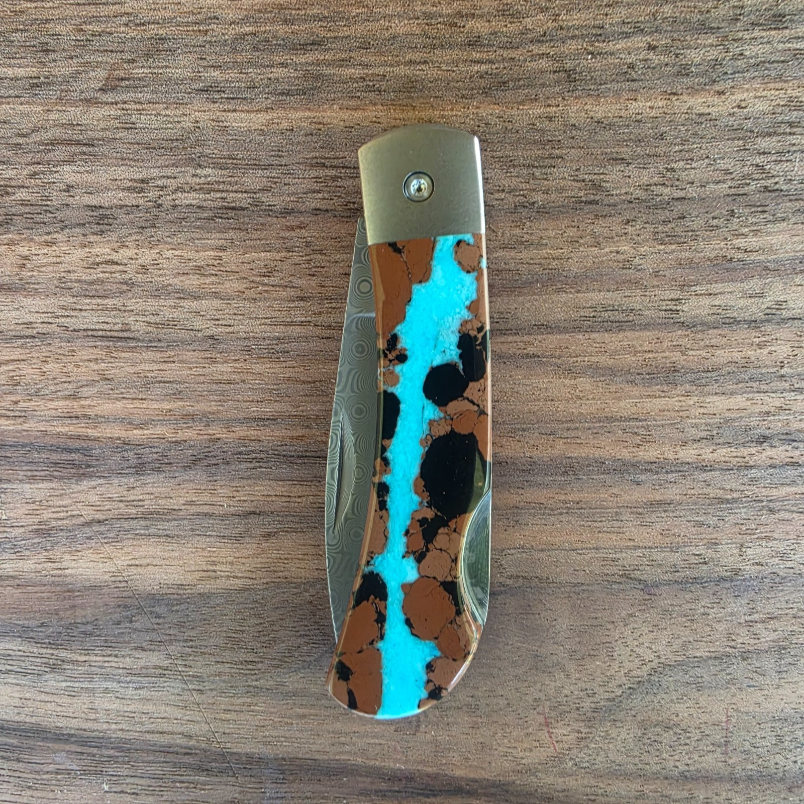 Vein Turquoise Damascus 3 Vein Turquoise Damascus 3