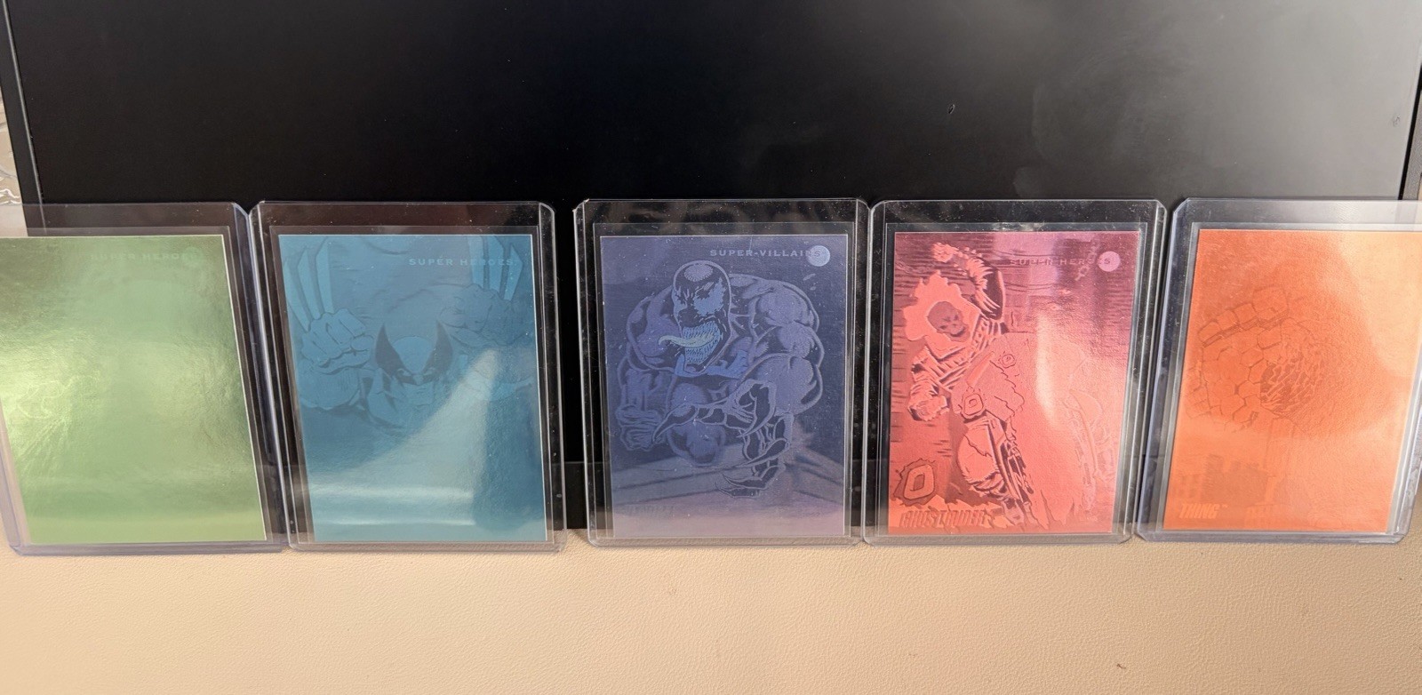 1992 Impel Marvel Universe Series 3 Hologram Complete Set H1-H5 NM