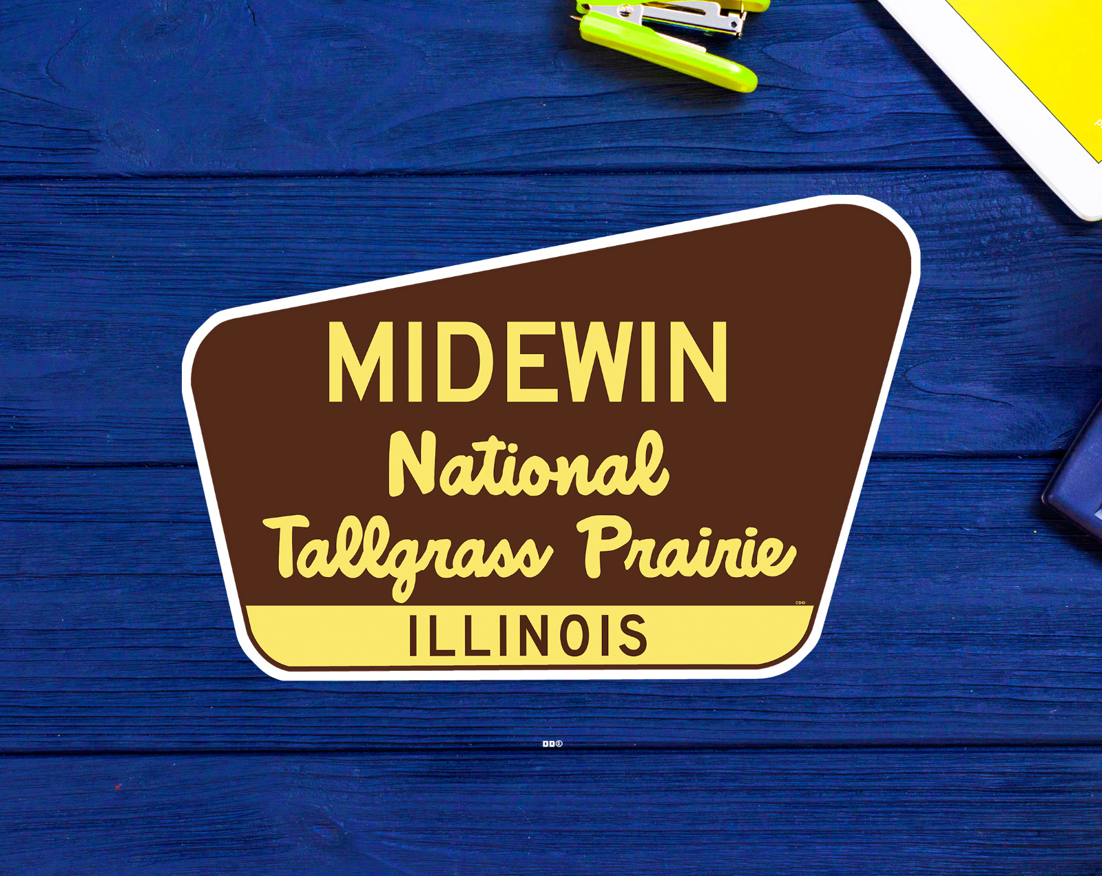 Midewin National Tallgrass Prairie Decal Sticker 3.75\