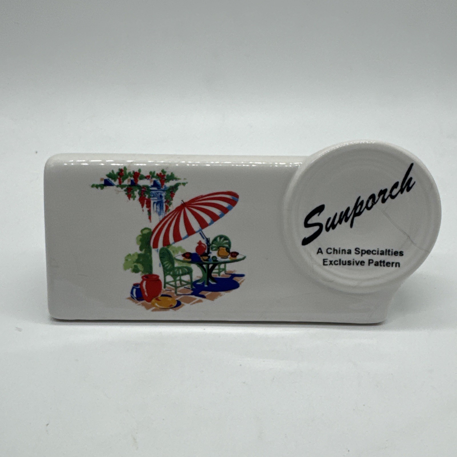 Fiesta Sunporch Shelf Sign RARE ποΈ Fiesta Sunporch Shelf Sign RARE ποΈ
