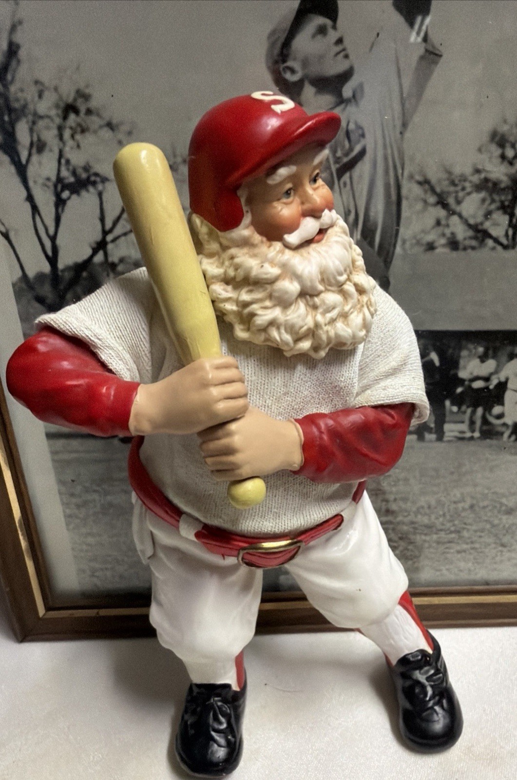 Vintage 1998 Adorable By Possible Dreams Santa Claus Baseball Player #25 Years Vintage 1998 Adorable By Possible Dreams Santa Claus Baseball Player #25 Years