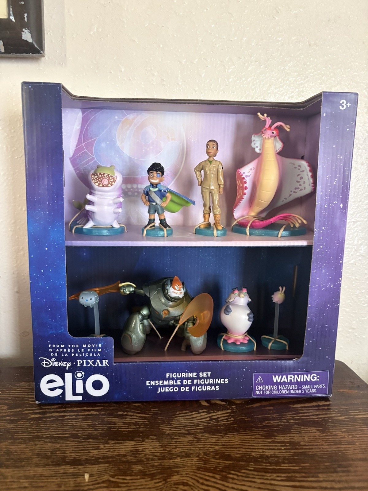 Disney Parks Pixar Elio Movie Figurine Figure 8 pieces Play Toy Set Olga NEW