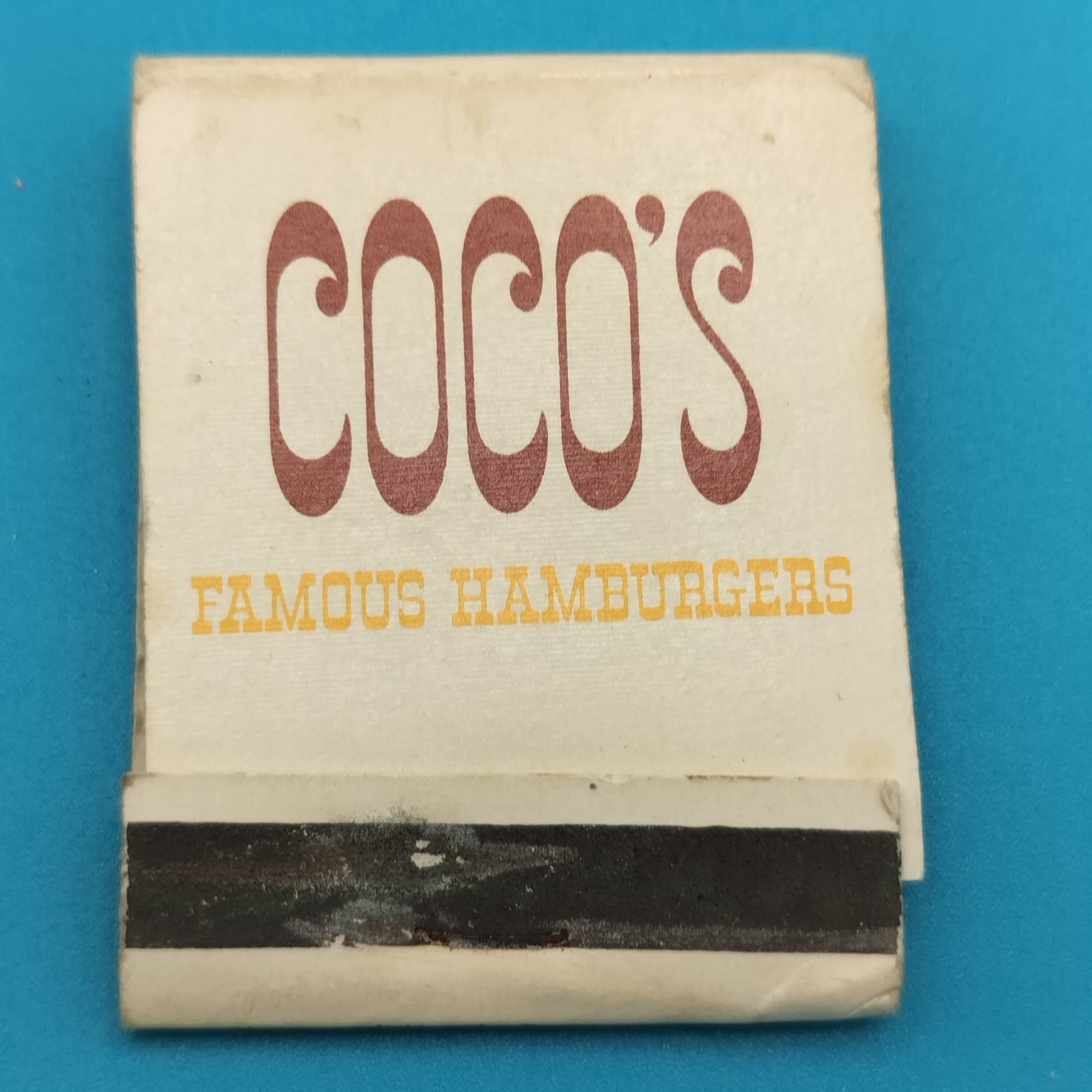 Coco\'s Famous Hamburgers Los Angeles Vintage Advertising Matchbook