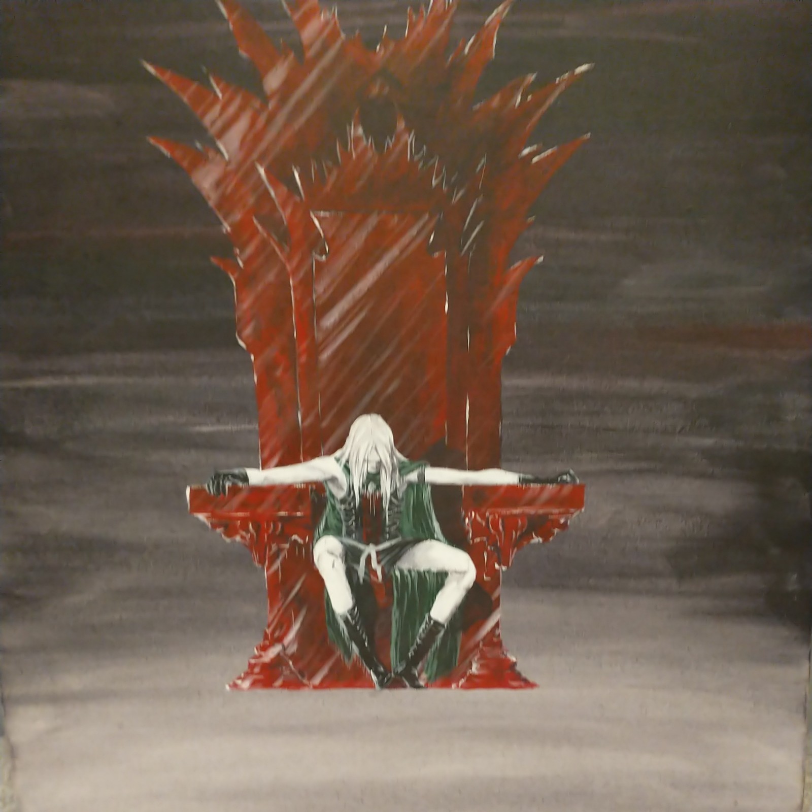 Elric Of Melnibone The Ruby Throne Painting Dark Fantasy Moorcock Eric Hudspeth