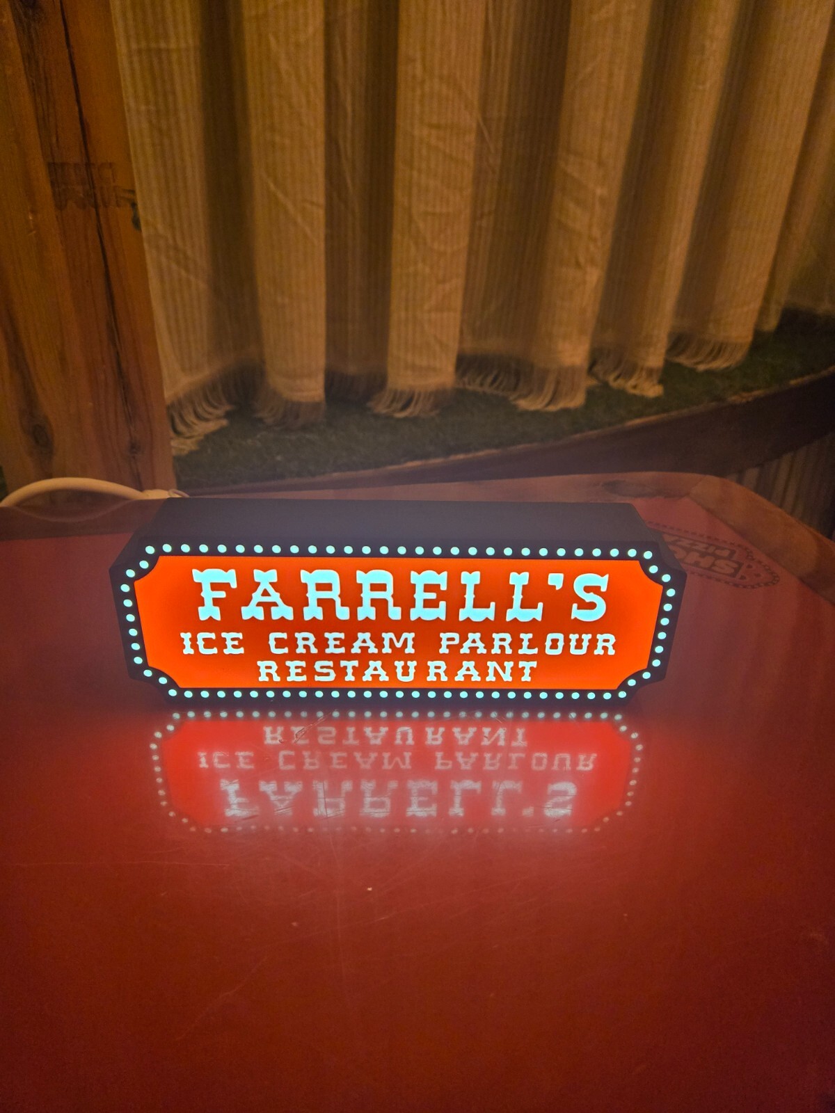 Farrells Ice Cream Parlor Restaurant - USB Lighted LED Sign - Man Cave