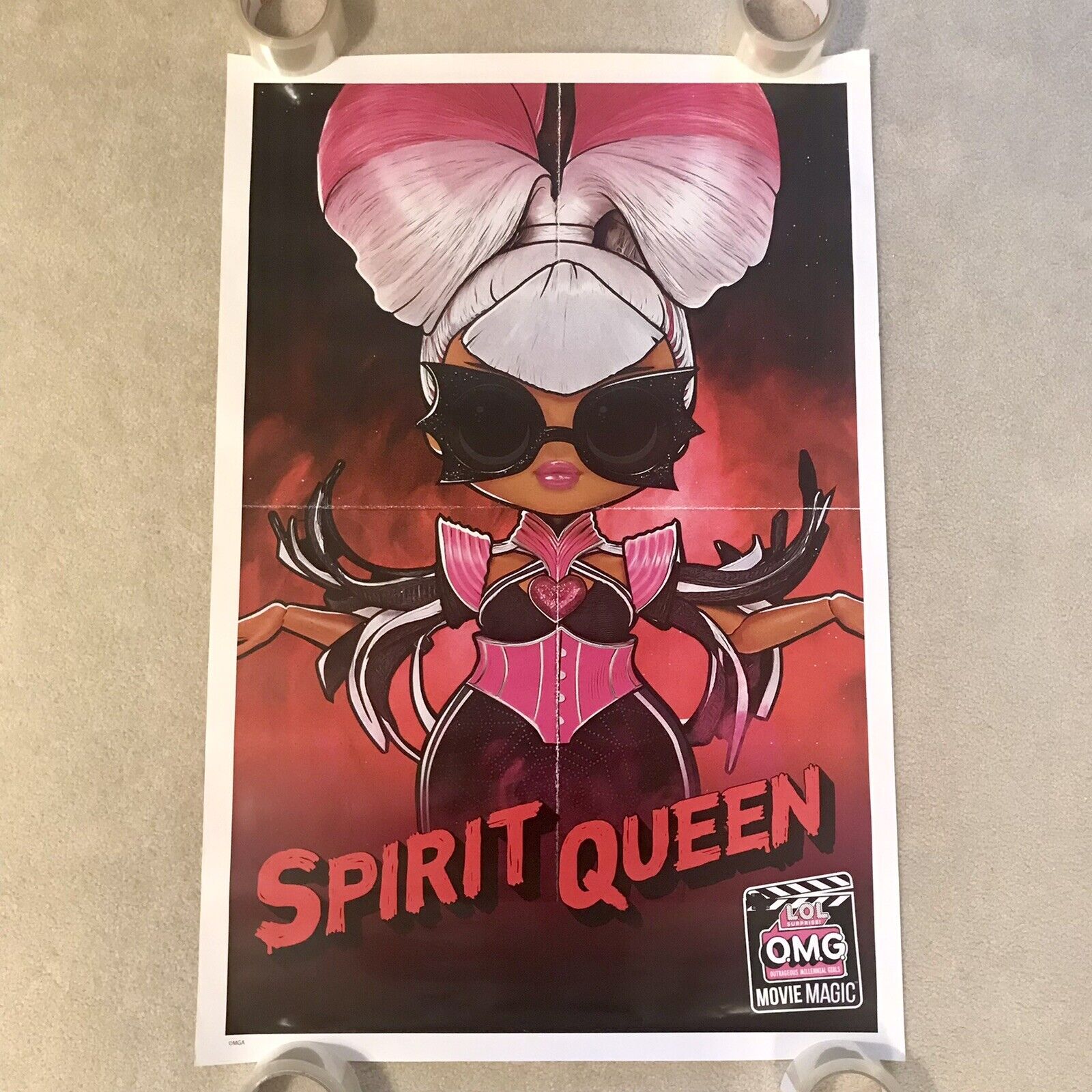 LOL OMG Movie Magic Poster 36” X 24” Spirit Queen PROMO STORE DISPLAY MGA RARE