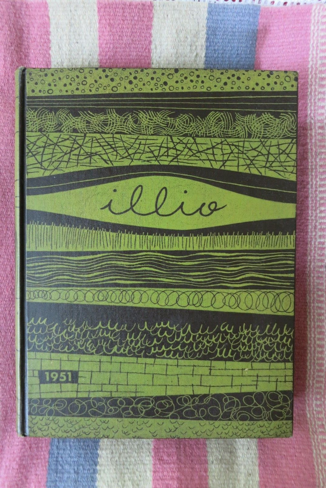 The Illio 1951 University of Illinois Hardcover Yearbook  (Volume 58)