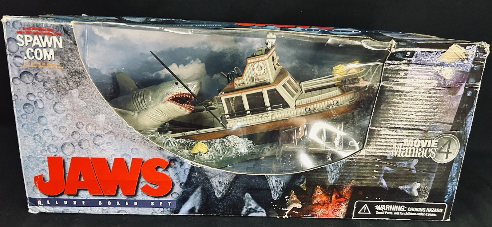 McFarlane Toys 2001 Jaws Deluxe Boxed Set Movie Maniacs 4