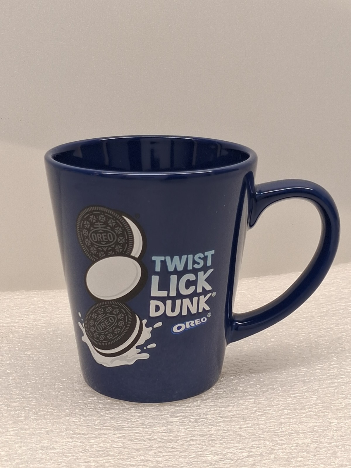 Oreo Twist Lick Dunk Blue Ceramic Coffee Mug 2020 Dishwasher Safe