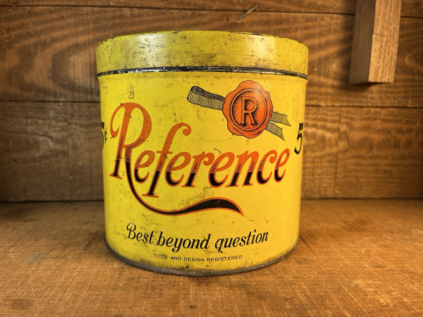Rare Antique Reference Tobacco Tin