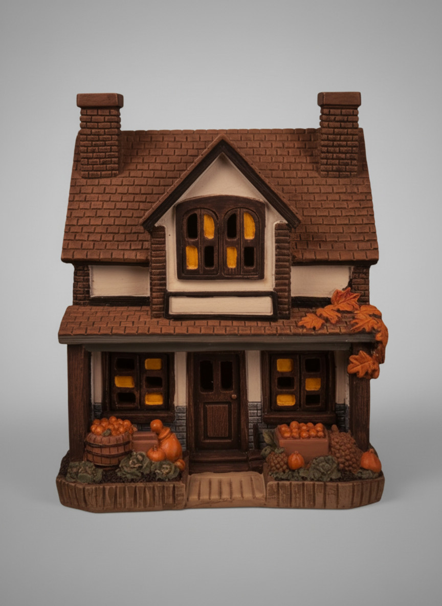 Hobby Lobby Robert Stanley Cozy Fall Light Up Village House with Pumpkins