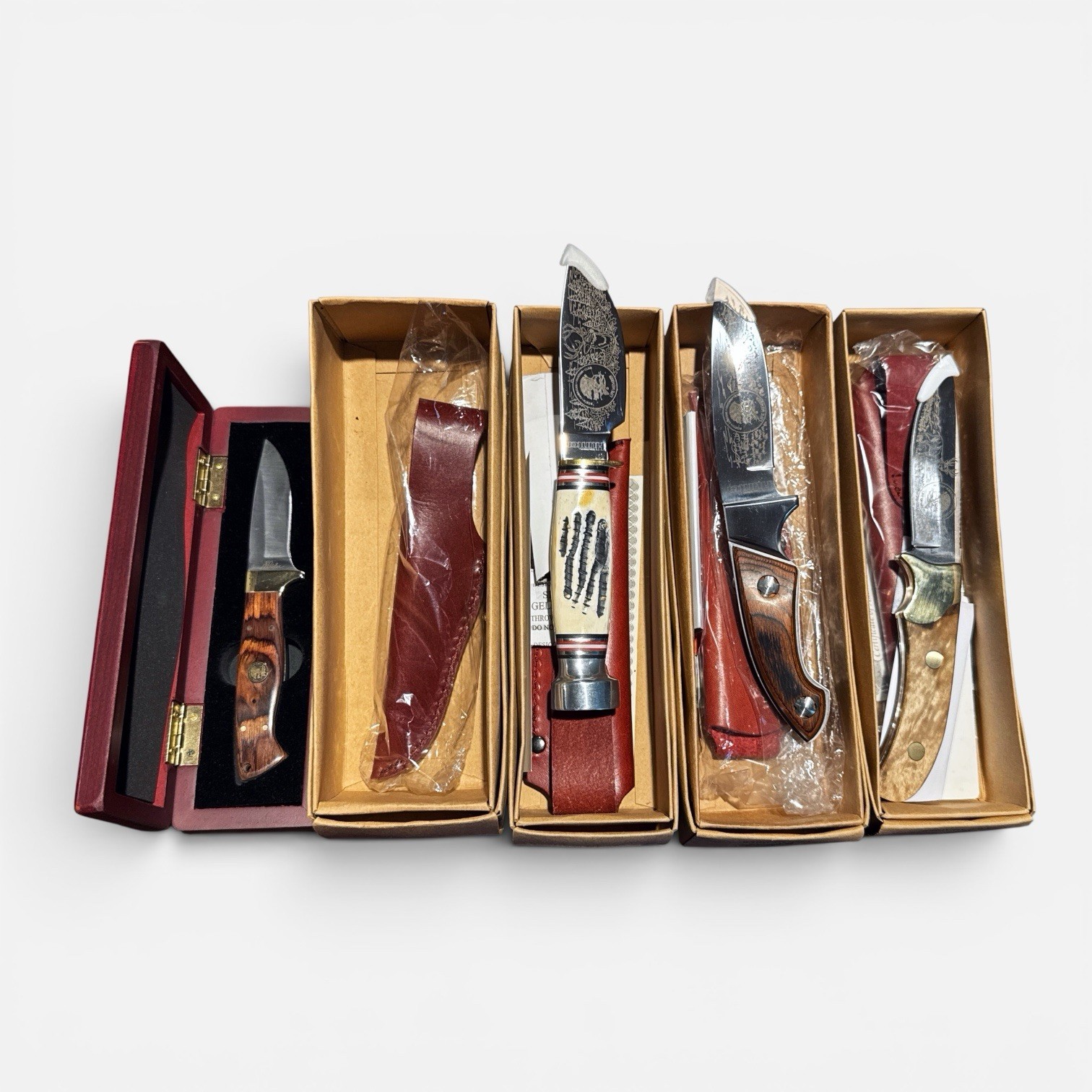 North American Hunting Club Knife Lot 4 Knives New In Box