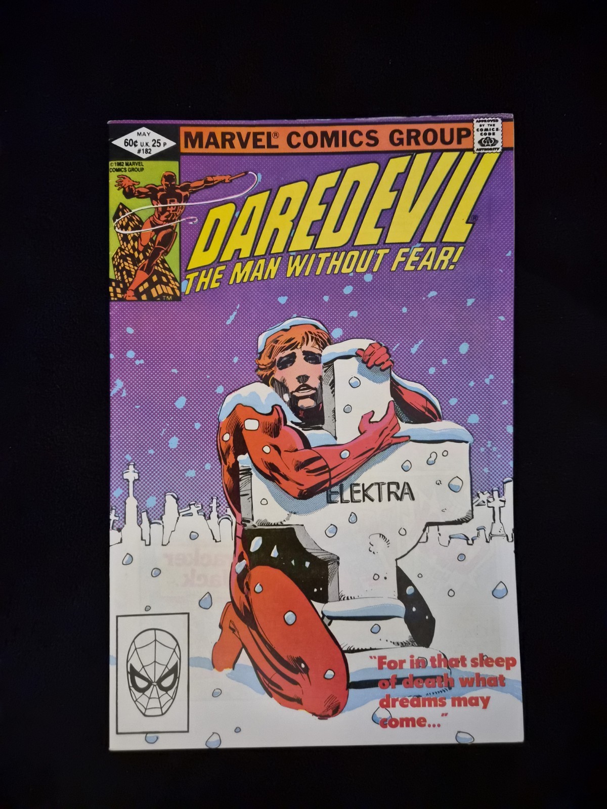 Daredevil #182 NM May 1982 The Man Without Fear Frank Miller Marvel Comics