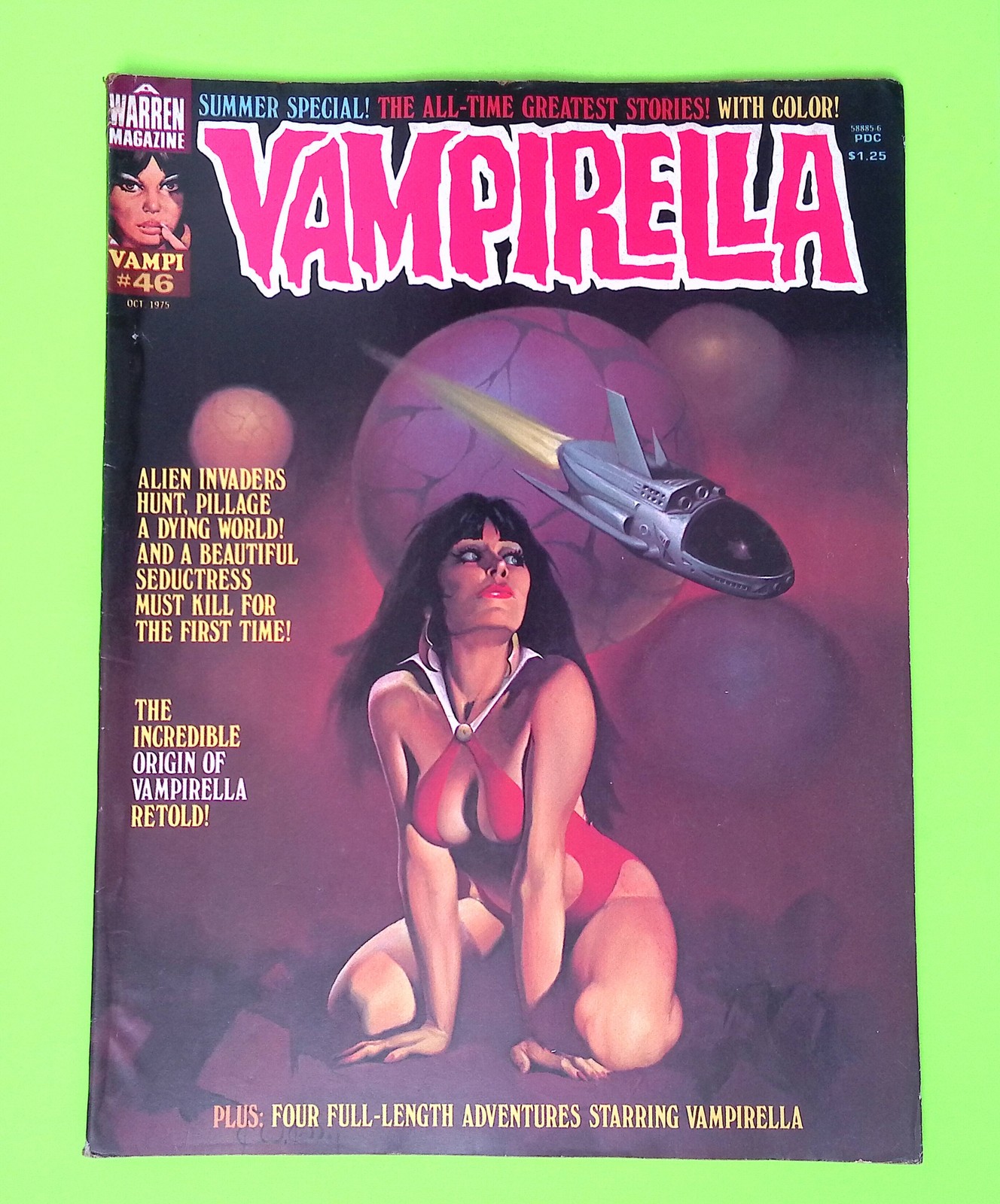 Vampirella #46 Vol. 1 1975 Warren Publishing Corp 7.0 Comic Book MG28-35