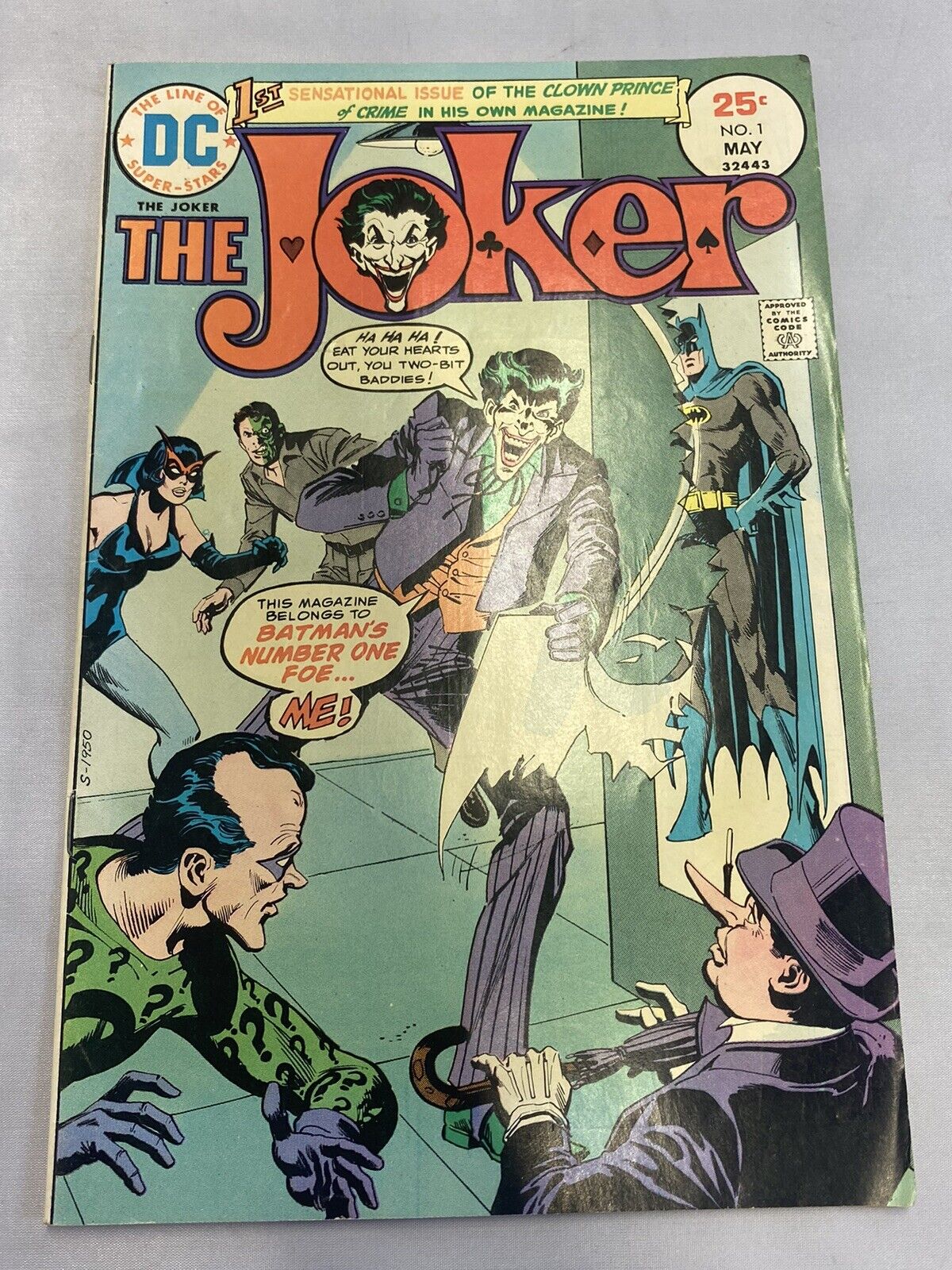 THE JOKER #1 First solo titled Joker series DC 1975 Penguin Catwoman Riddler