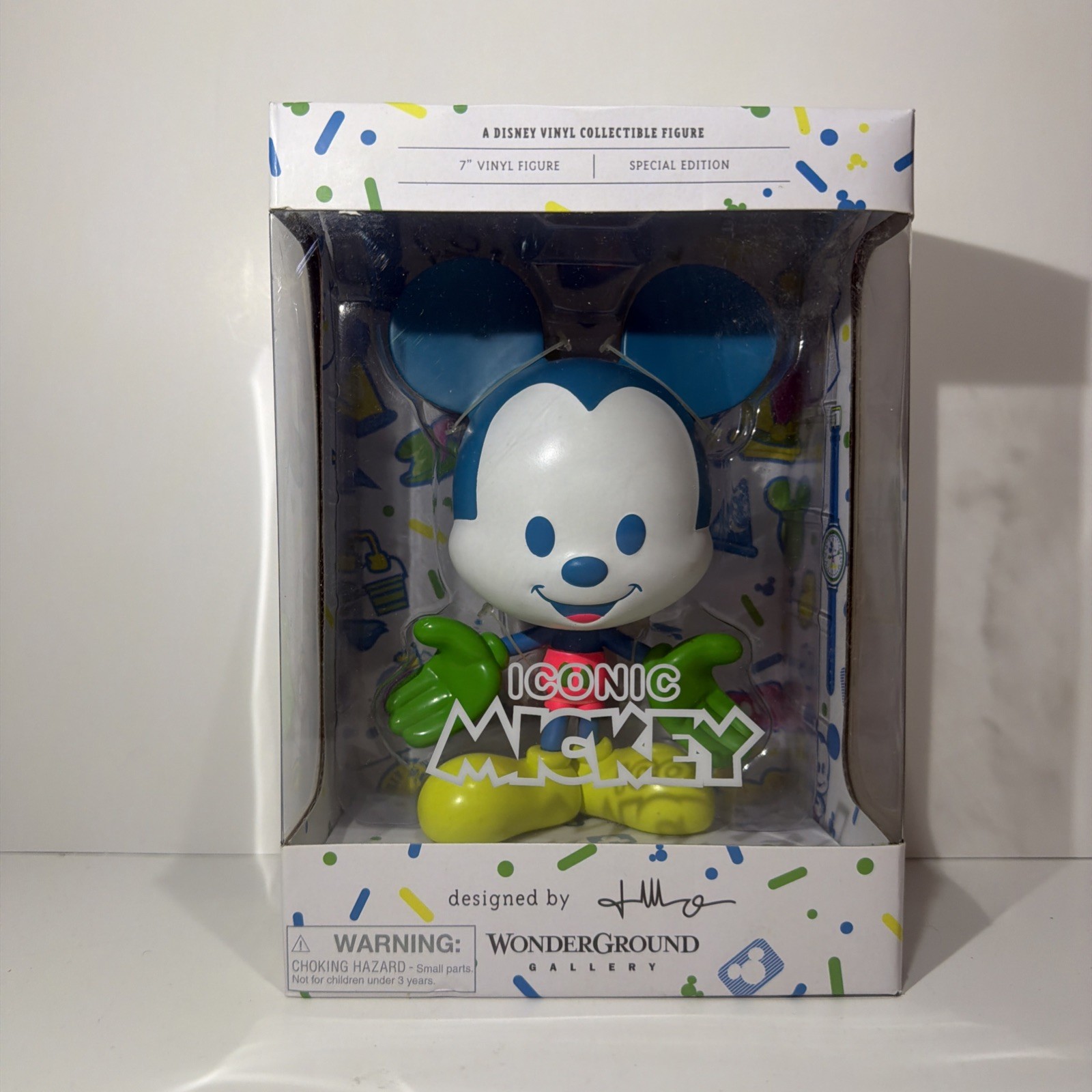 NEW Disney Wonder Ground Iconic Mickey Pastel Figure Toy