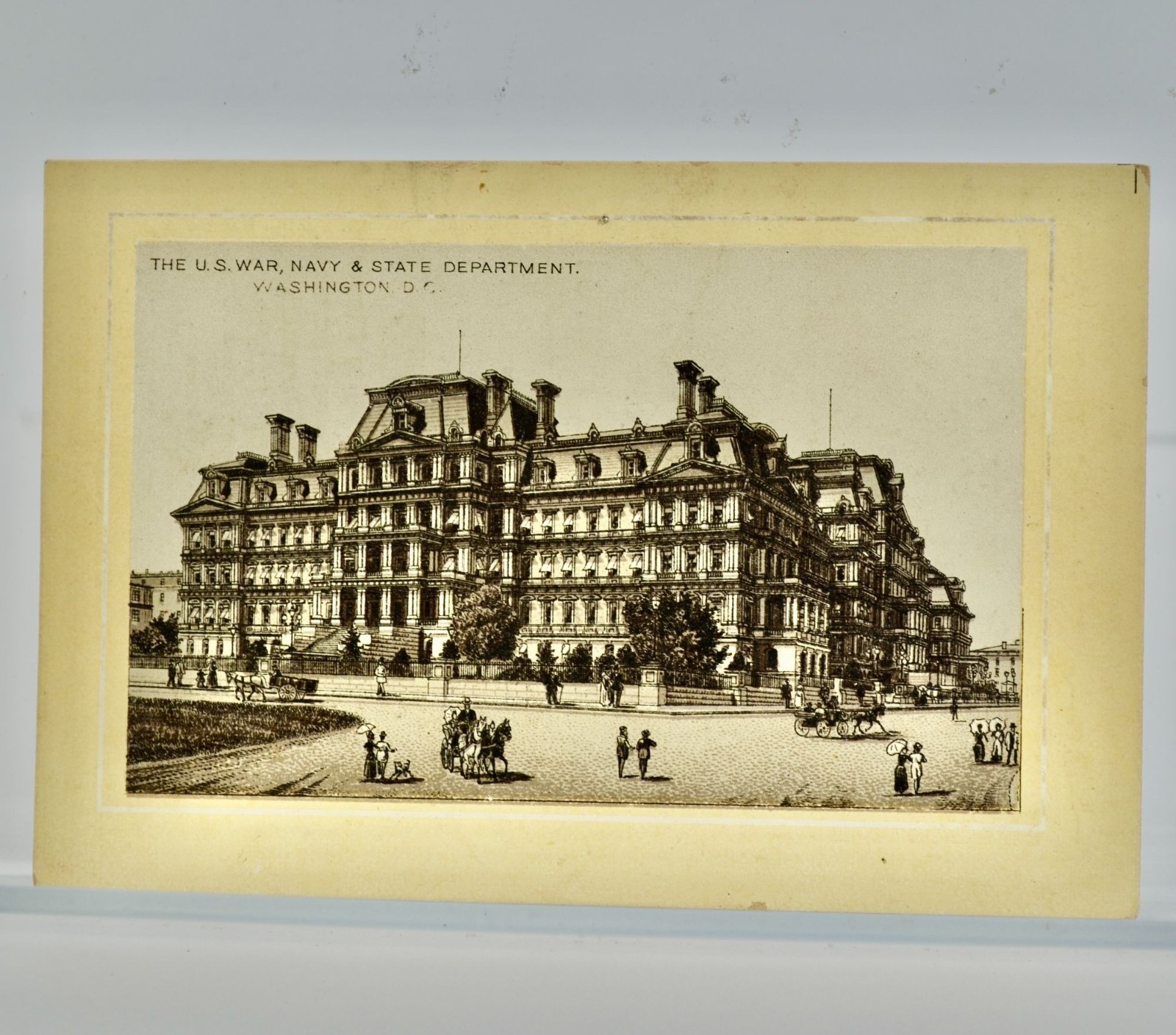 The Jersey Coffee Victorian Trading Card Antique US War Navy State Department