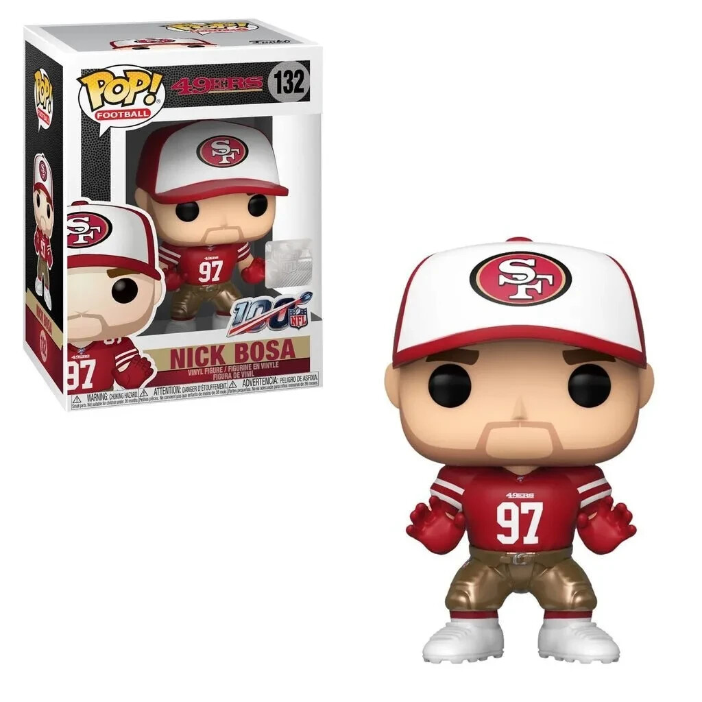 NFL 49ers Nick Bosa (Home Jersey) Funko Pop Vinyl Figure #132