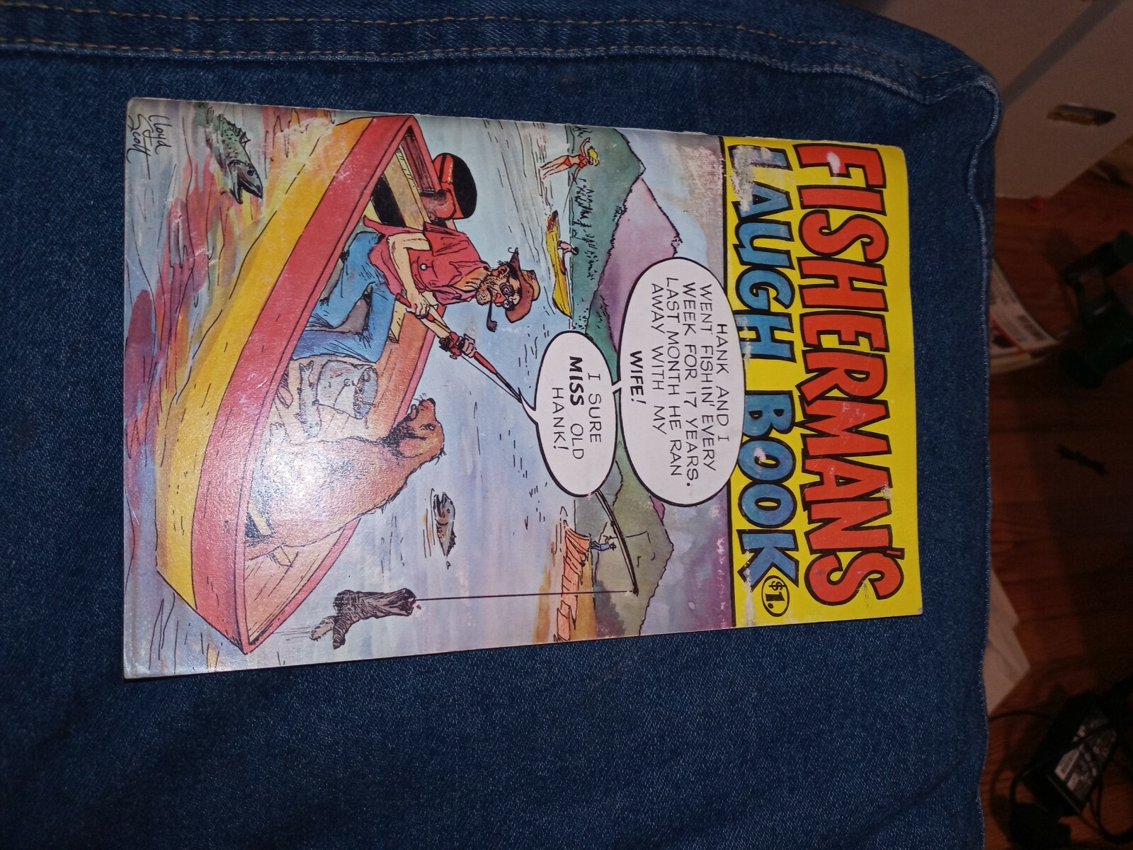 Fisherman’s Laugh Book From 1973 Baxter Lane Co. Vintage comic funny comedy Fisherman’s Laugh Book From 1973 Baxter Lane Co. Vintage comic funny comedy