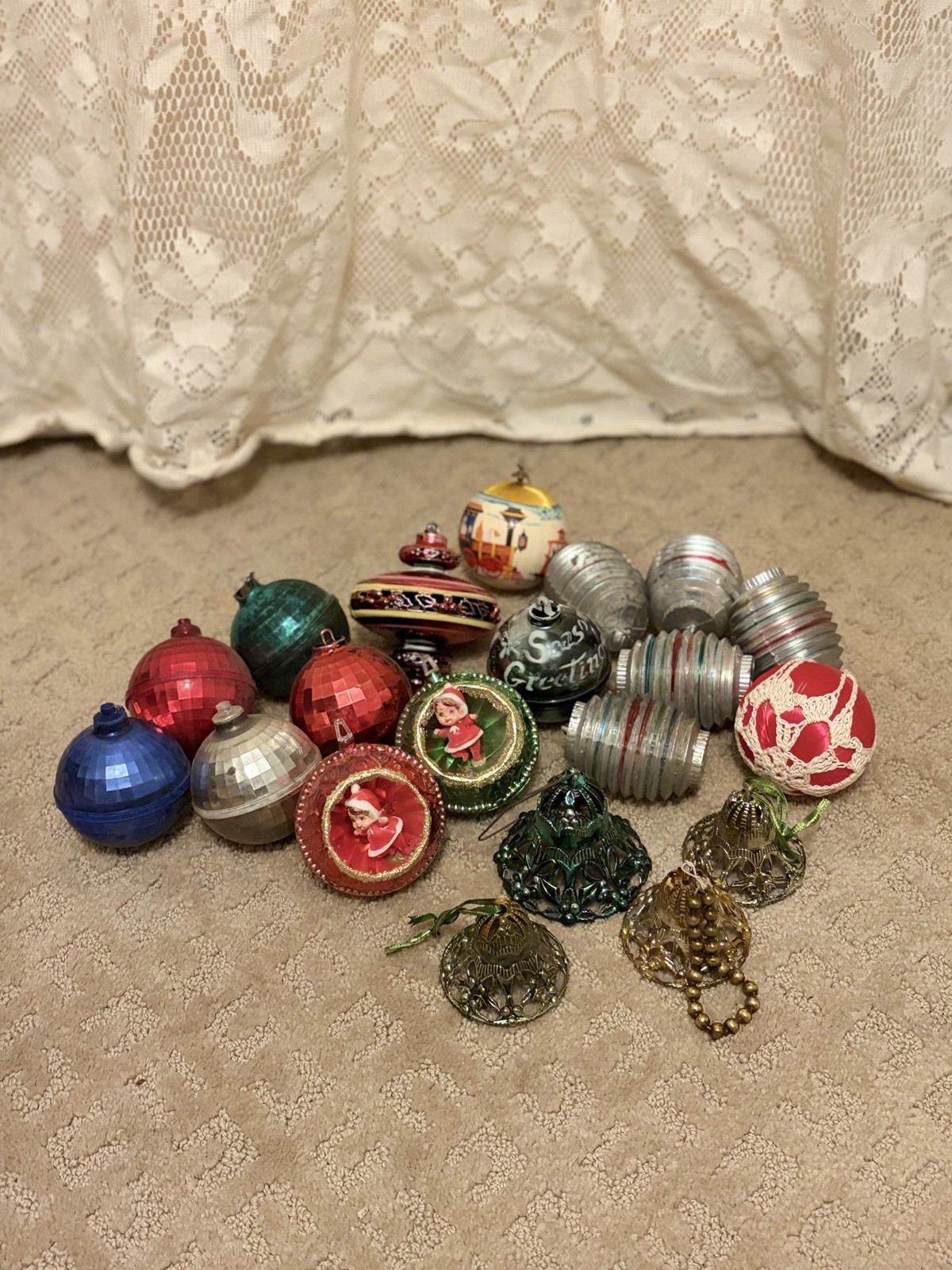 Vintage MCM Christmas Ornaments Set Of 20 Vintage MCM Christmas Ornaments Set Of 20