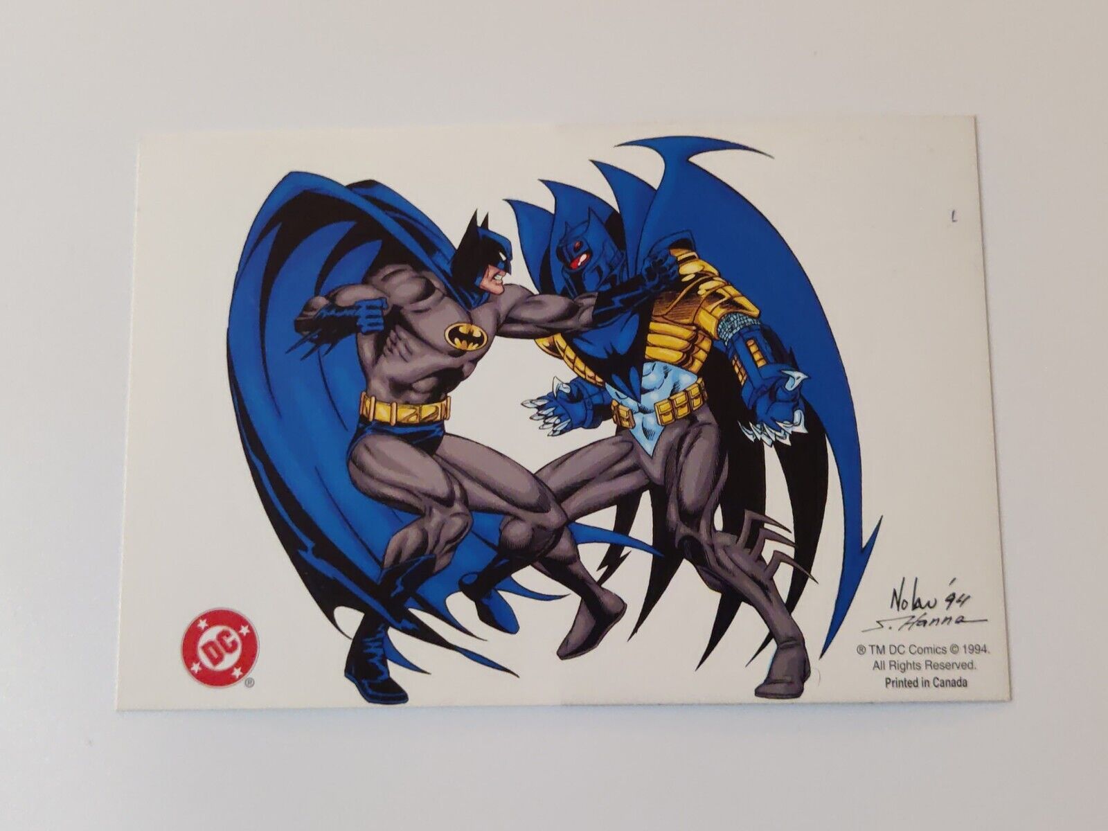 1994 Batman KnightsEnd Promotional Postcard Azbat Checklist 