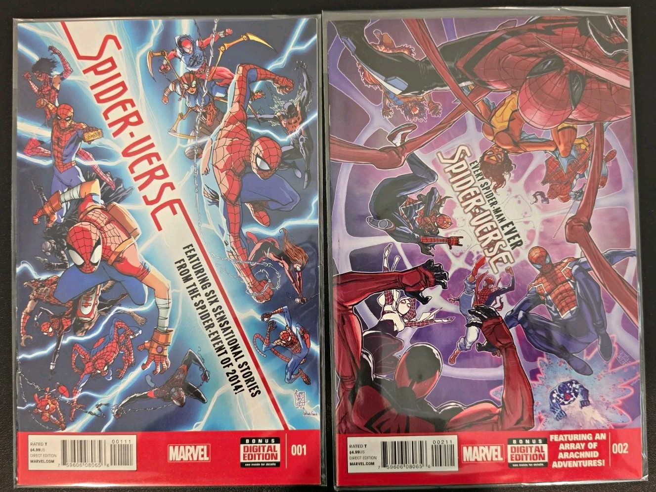 Spider-Verse #1-2 Marvel Comics 2014 COMPLETE 2 ISSUE SERIES Spider-Man