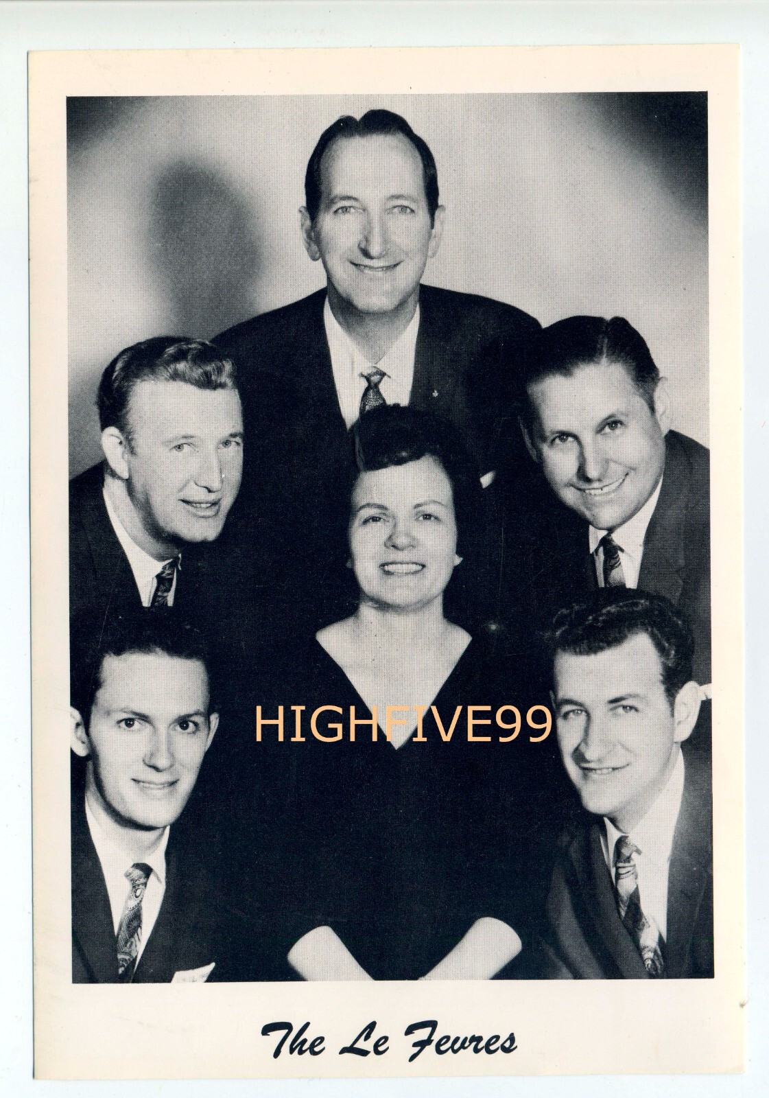 THE LE FEVRES Original in-Theater 1950\'s Publicity Photo Gospel Singers