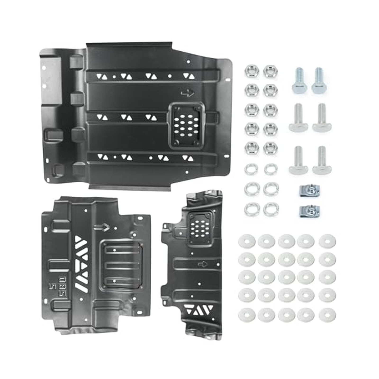 Full Skid Plate Compatible with 2015-2022 Ford F150, Heavy-Duty Underbody wit...