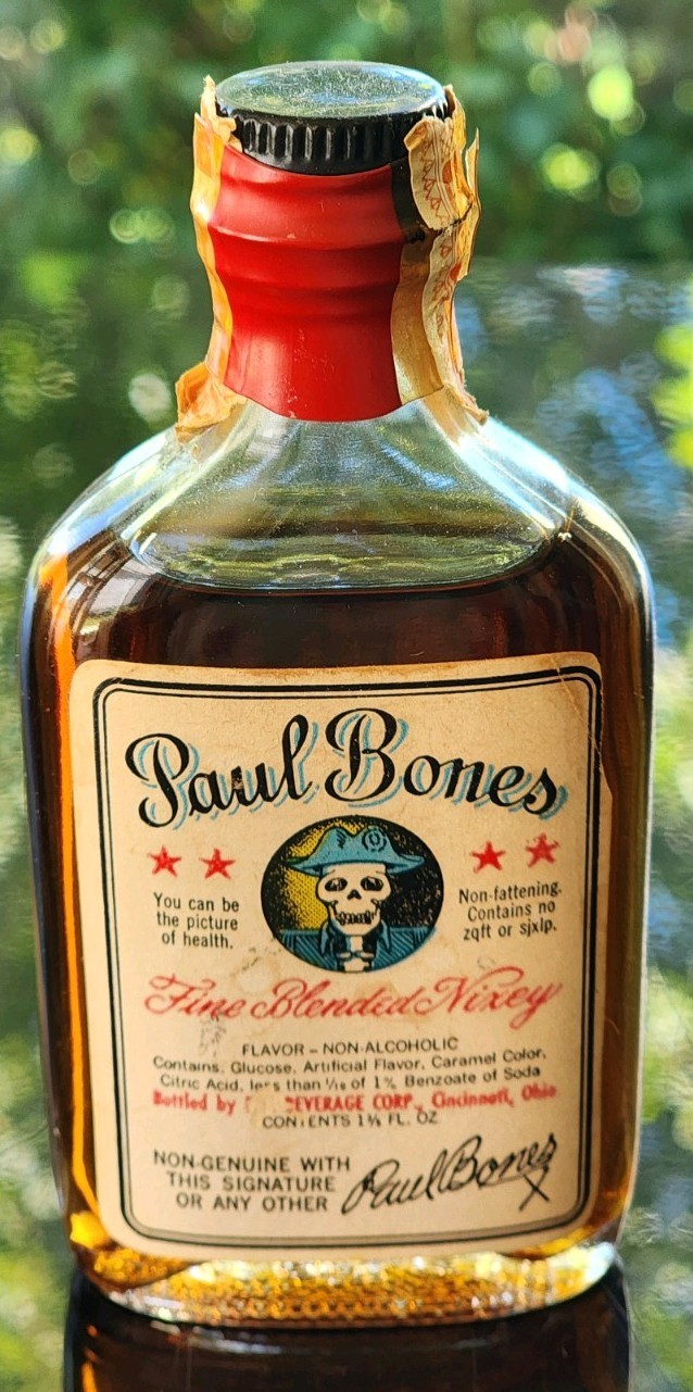 Antique Paul Bones Nixey - RARE Unopened NON-ALCOHOLIC