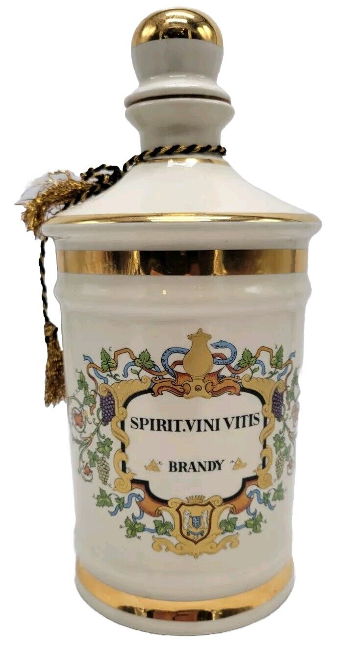 Vintage Paul Masson Spirit Vini Vitis BRANDY Decanter Apothecary Bottle Decanter