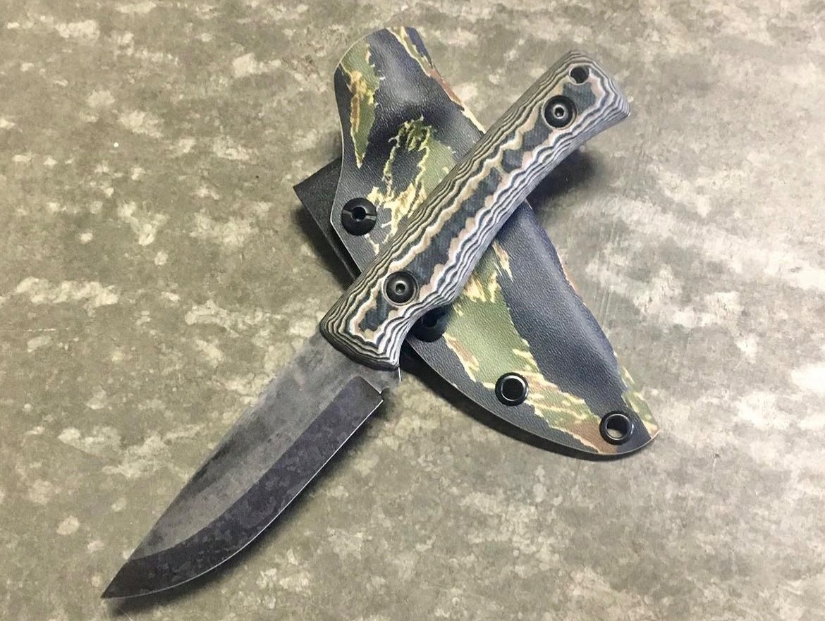 Super SALE Blue Wasp Knives USA custom handmade outdoors utility knife, EDC