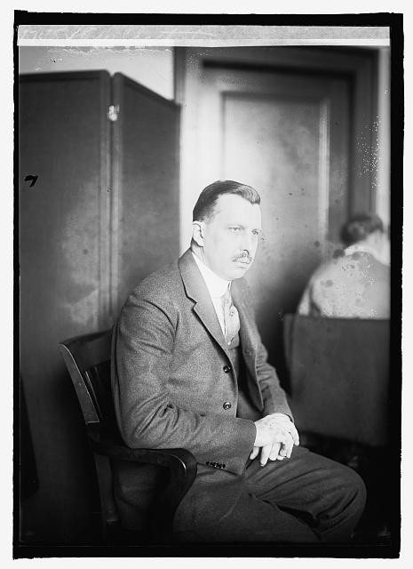 Photo:E.W. Chatterton Portrait 1922 Man in Suit Sitting
