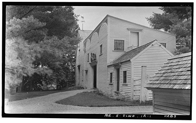 Ellsworth Maine Colonel John Black House 1930s Stables Carriage House