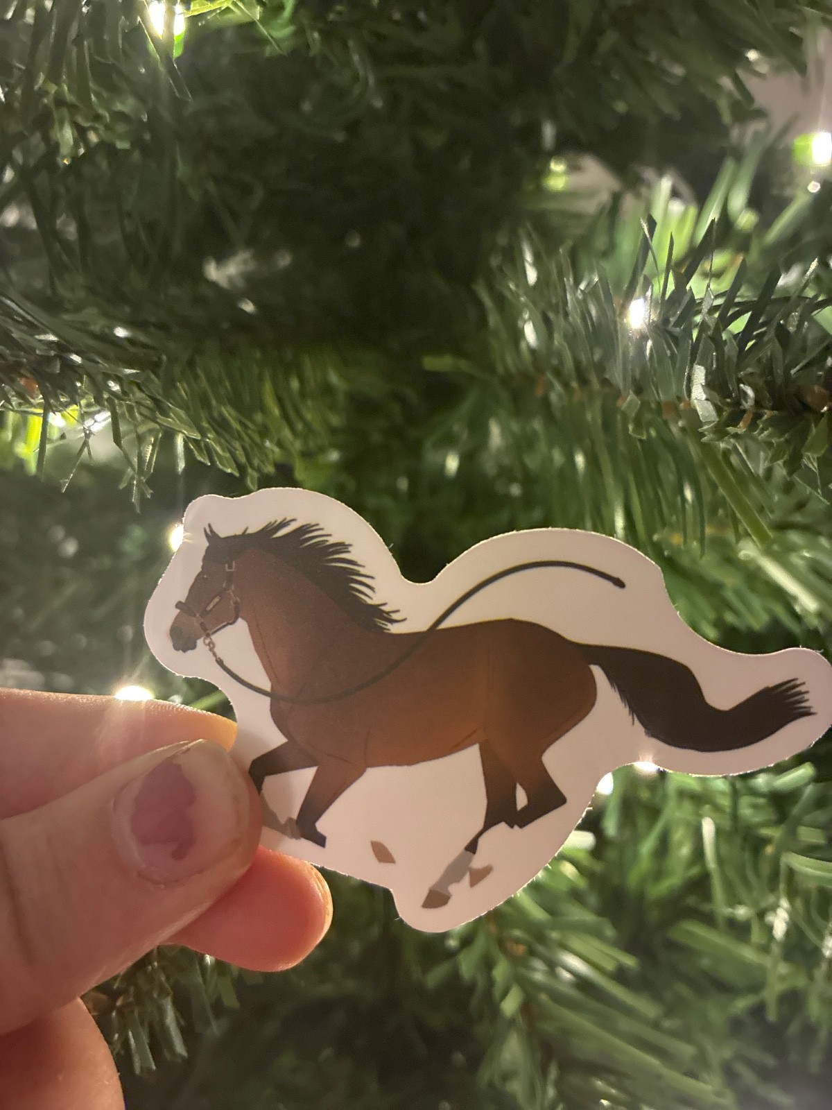 Lemieux lugery horse sticker