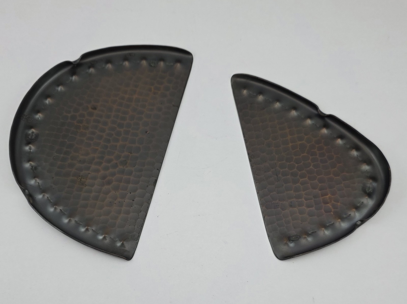 Antique Roycroft Hammered Copper Crumber Set Circa 1910 - 1915 