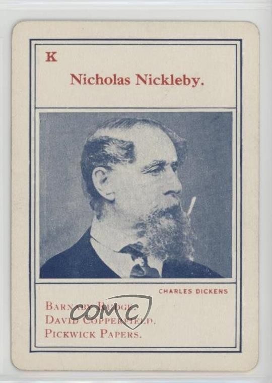 1915 Parker Bros Authors De Luxe Charles Dickens (Nicholas Nickleby) #K 0w6