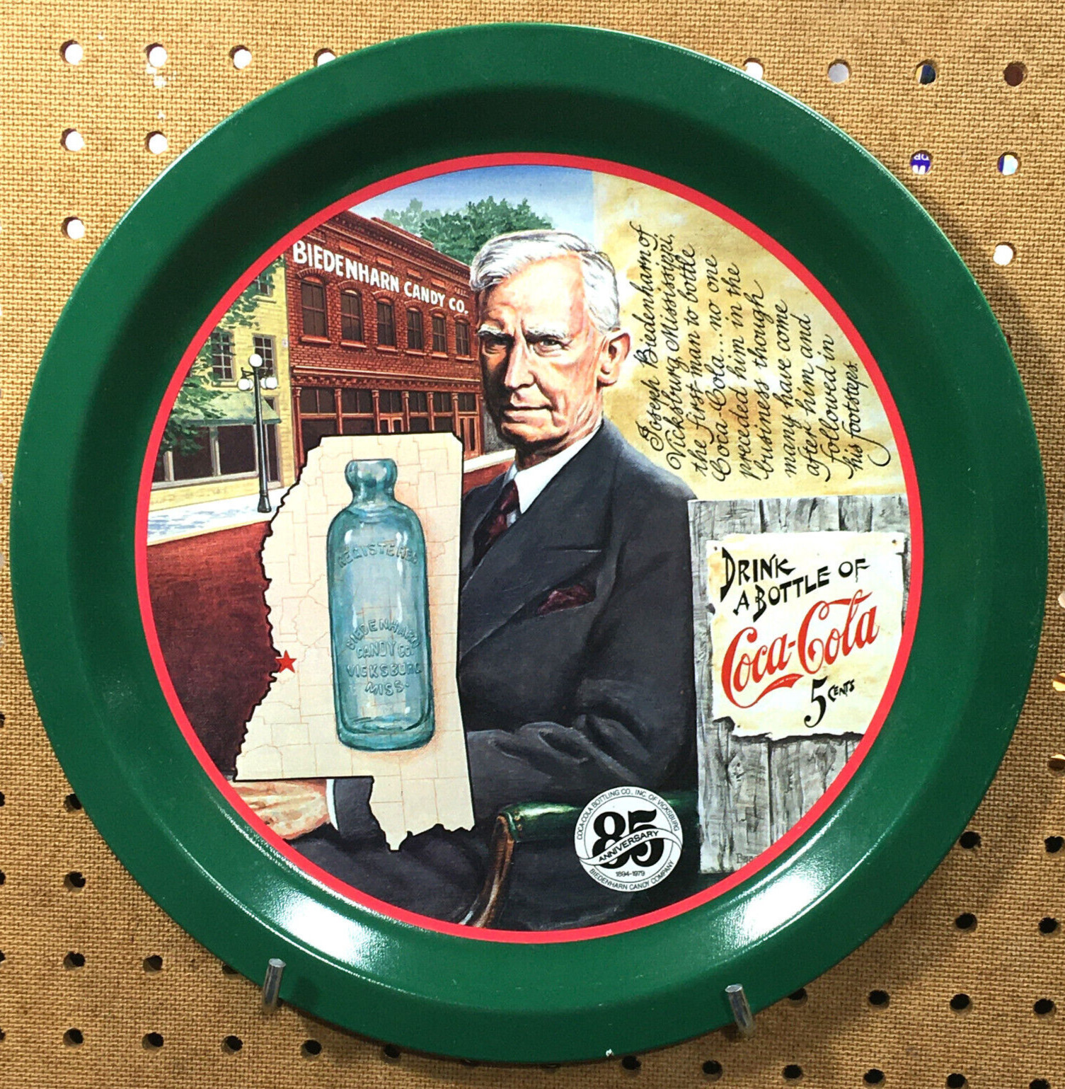 VINTAGE 85th ANV. FIRST BOTTLING OF COCA~COLA VICKSBURG, MISSISSIPPI  1894-1979