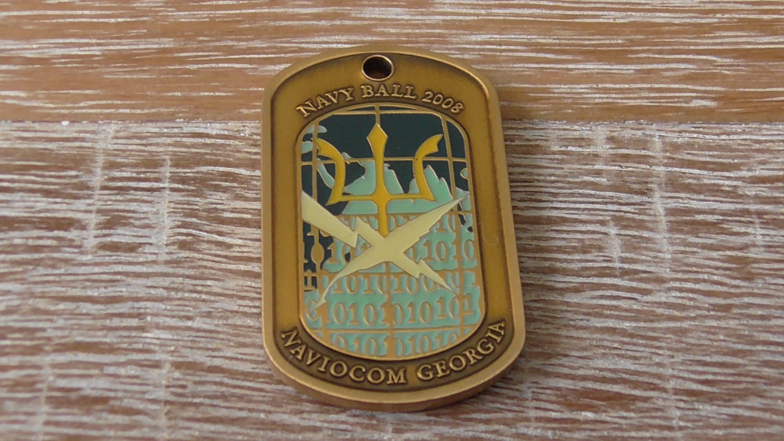 USN NAVIOCOM Navy Information Operations Command Navy Ball Challenge Coin #987E