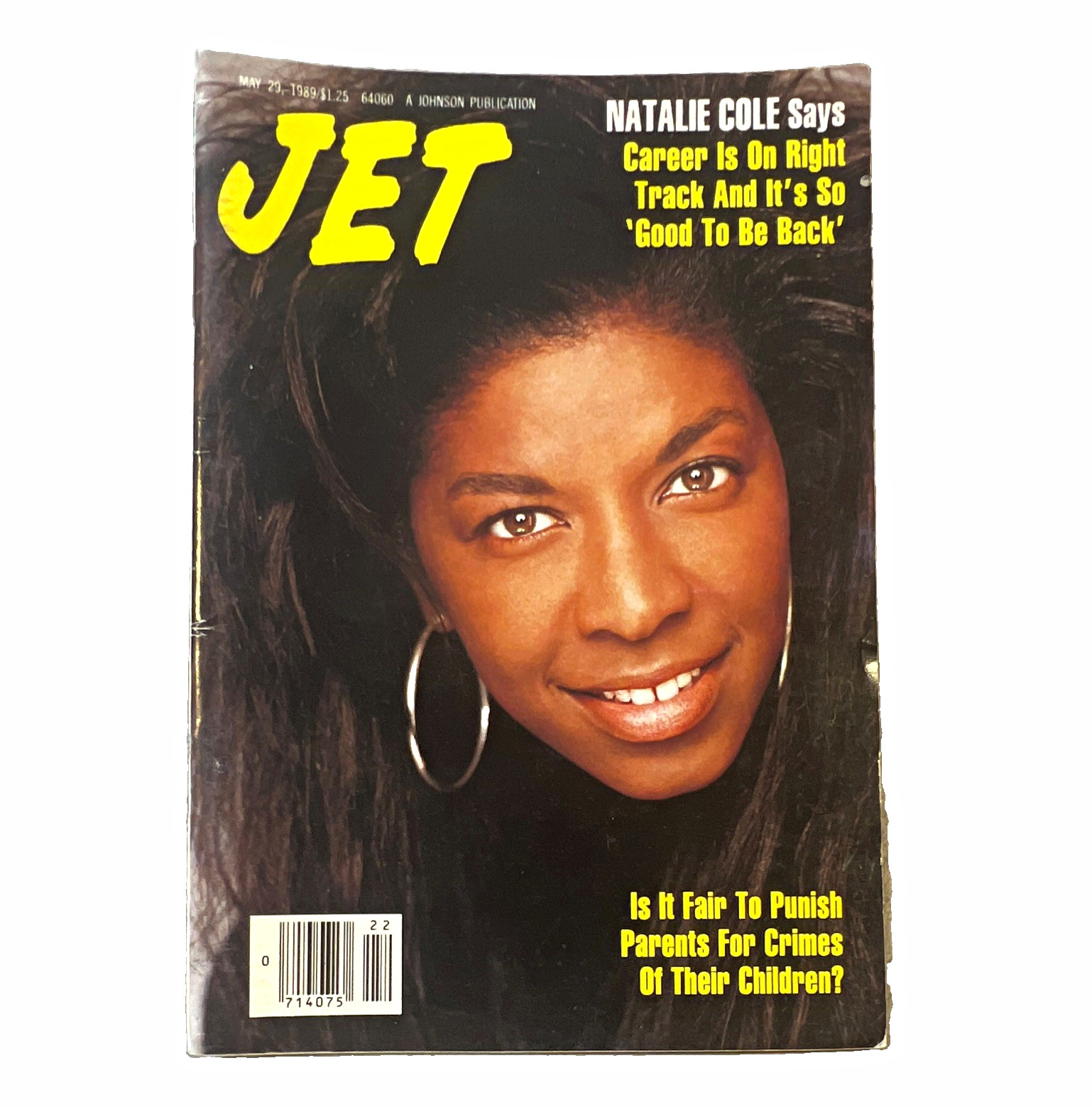 JET Magazine May 29 1989 Natalie Cole Cover Black Americana Provenance N/A