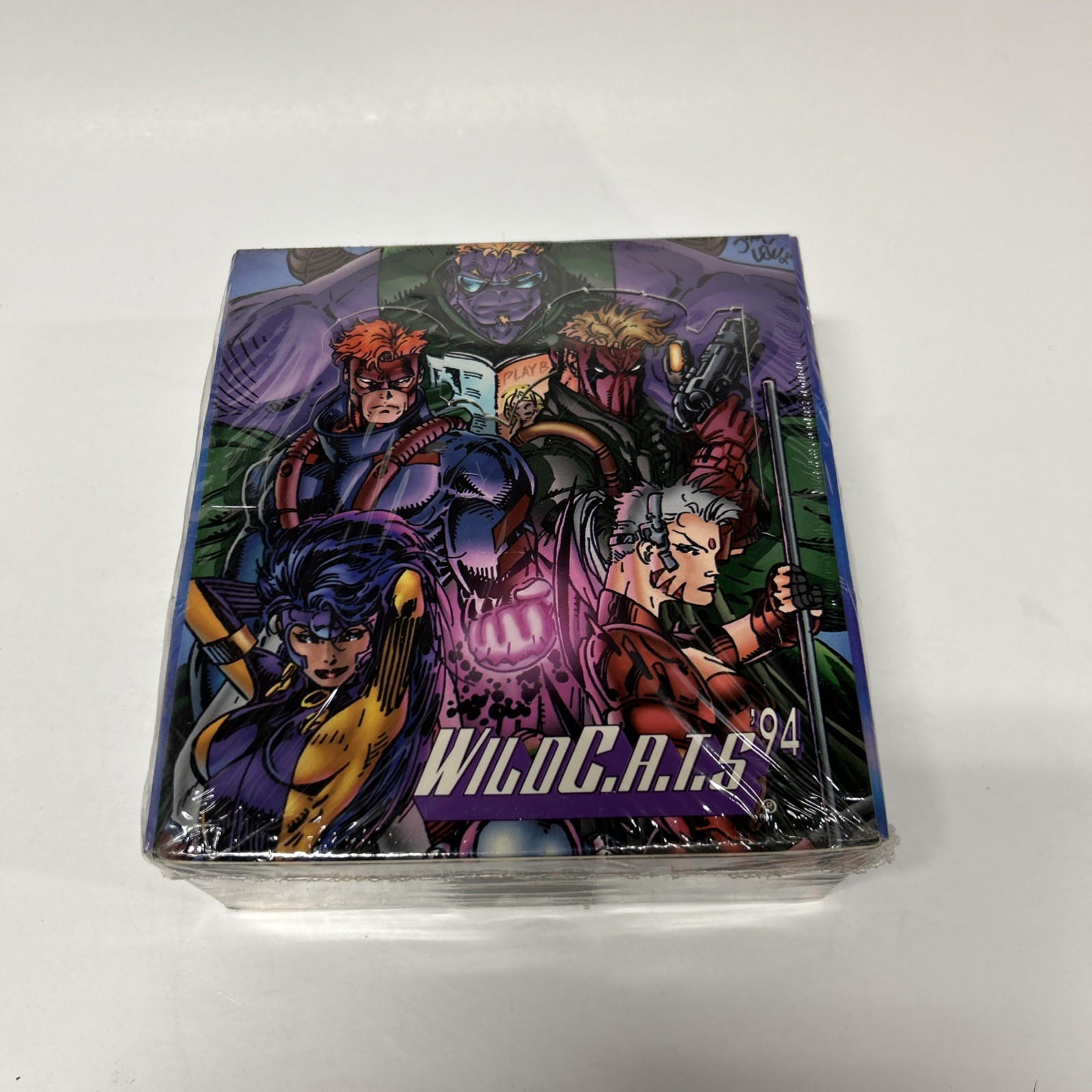 1994 Wildstorm Wildcats 96 oversized Chromium Trading Cards Factory Sealed Box