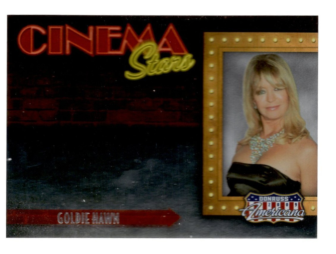 2009 PANINI AMERICANA - CINEMA STARS - GOLDIE HAWN 0272/1000