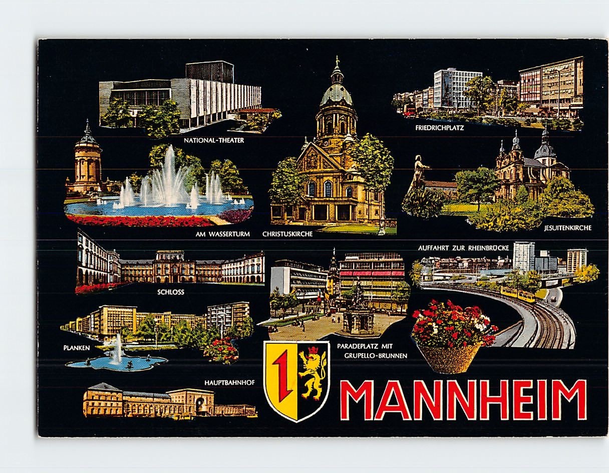 Postcard Mannheim Germany