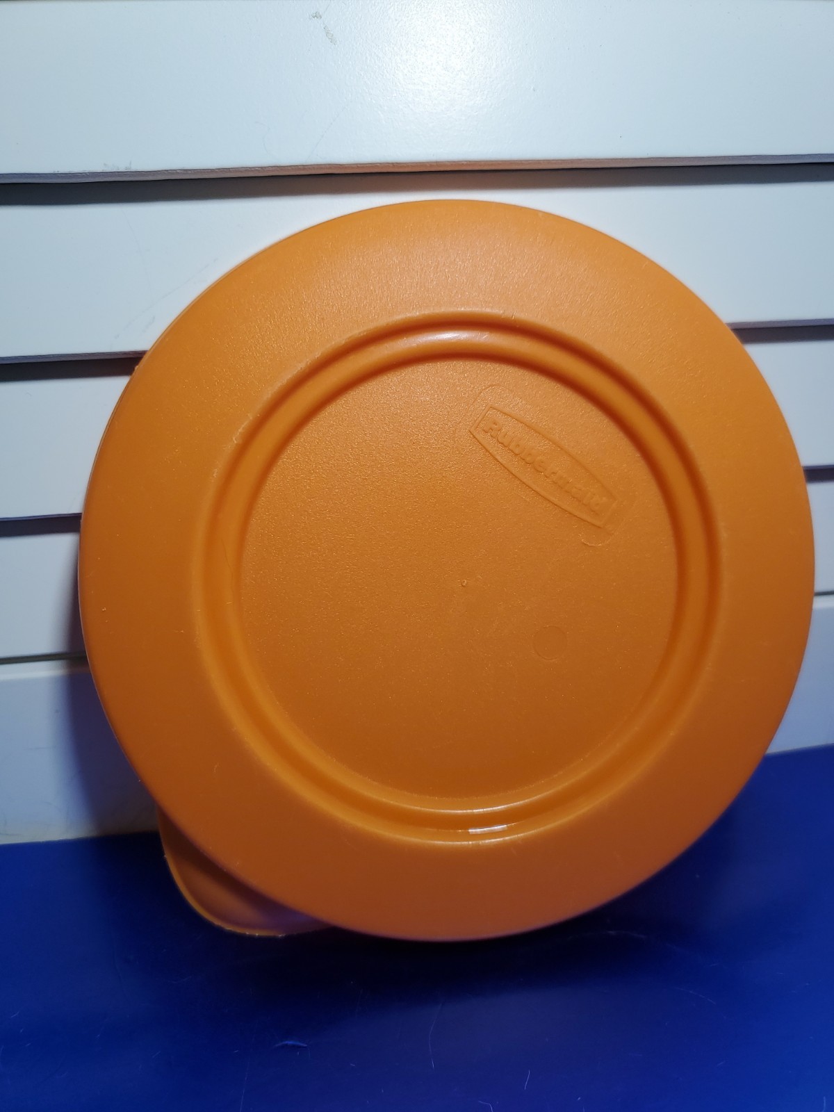 Vtg Rubbermaid Orange 400D B Replacement Lid Round 5 5/16 Cover Servin Saver USA