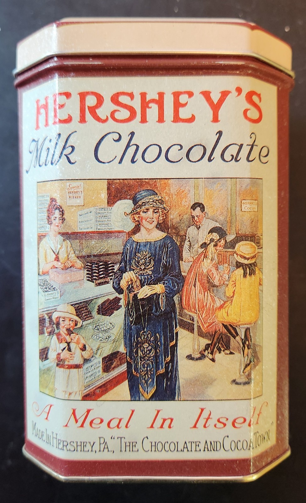  Vintage Hershey\'s Milk Chocolate Tin - Bristolware - 1994